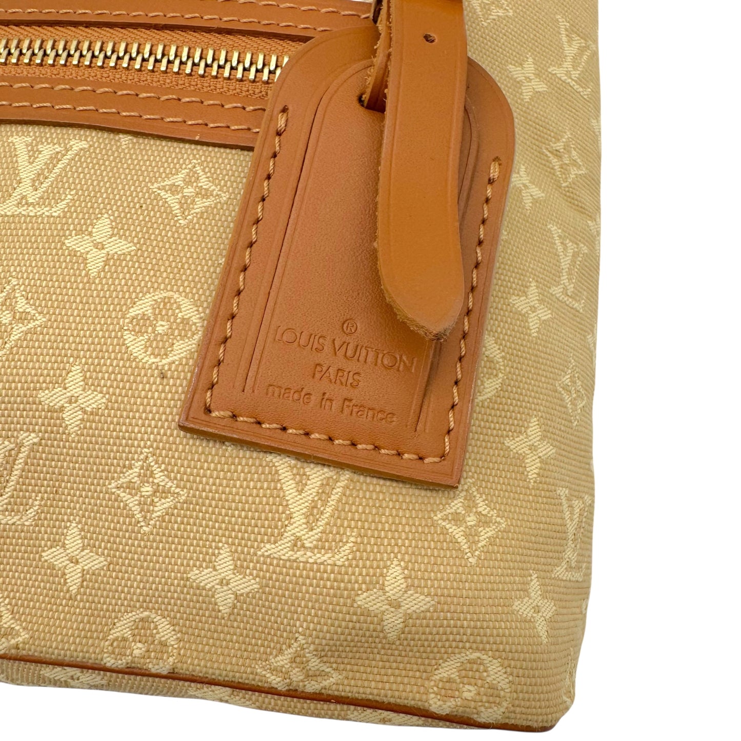 Louis Vuitton Beige Lin Monogram Lucille PM Mini Tote Bag