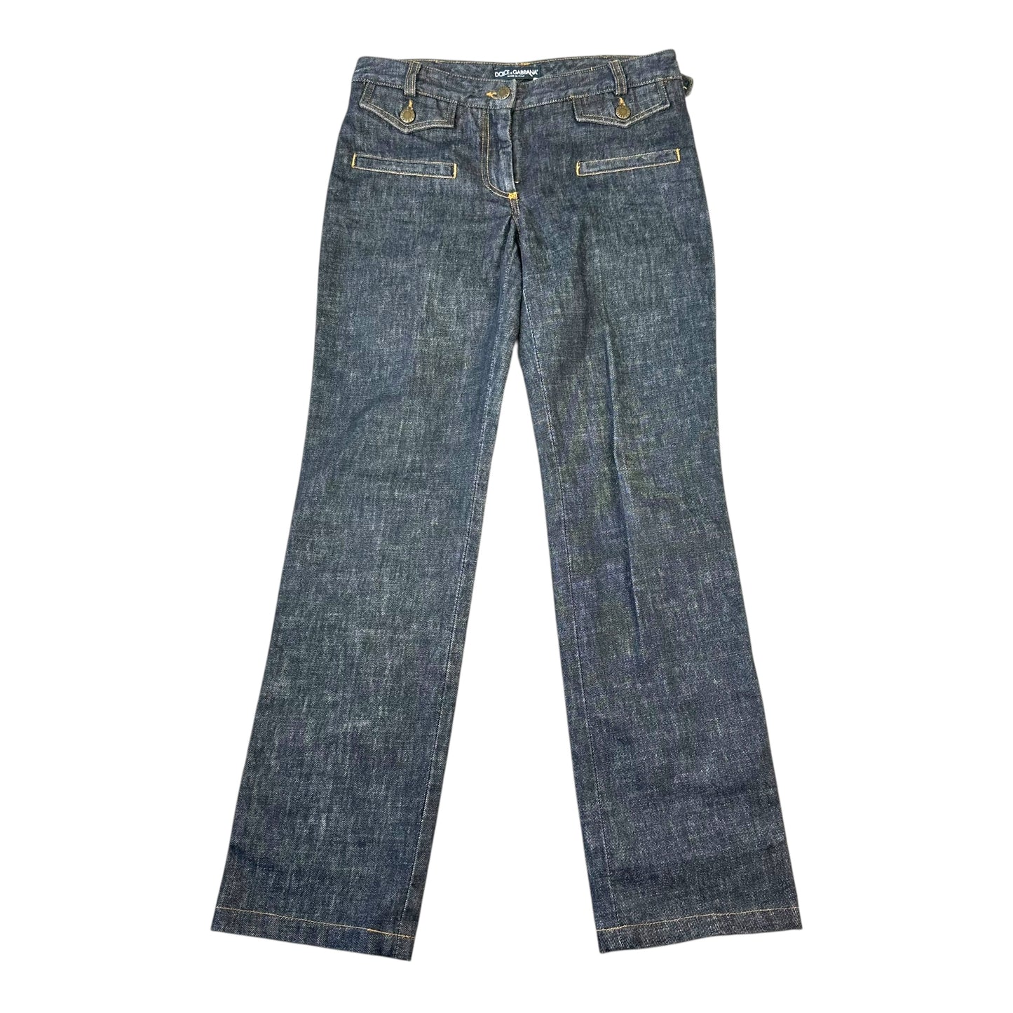 D&G Dolce & Gabbana Side Buckle Jeans
