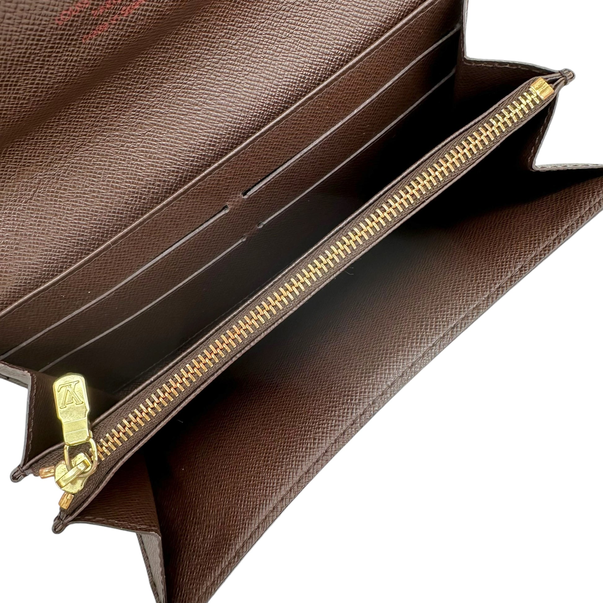 Louis Vuitton Brown Damier Sarah Wallet