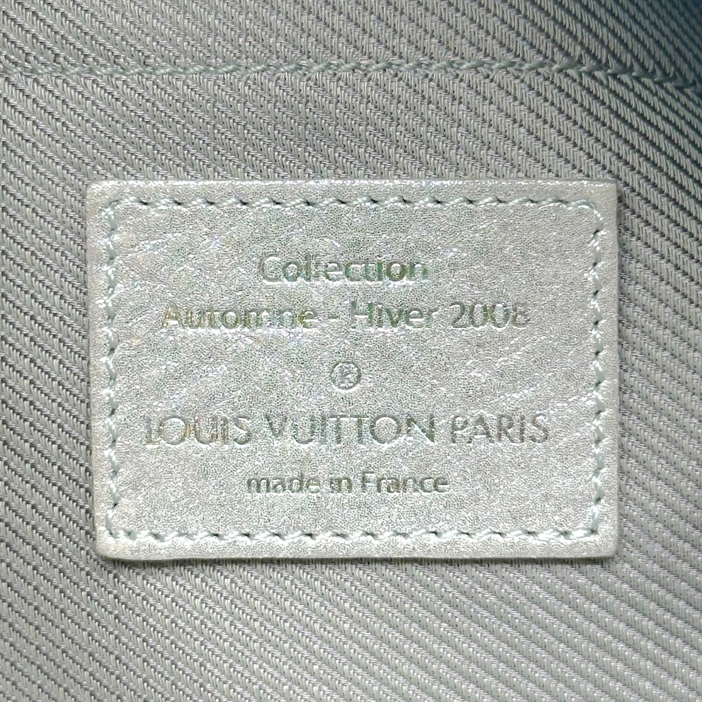 Louis Vuitton Silver Monogram Boston Shoulder Bag