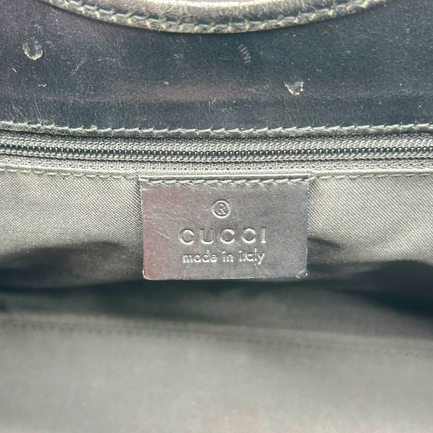 Gucci Black XL Monogram Jackie Bag