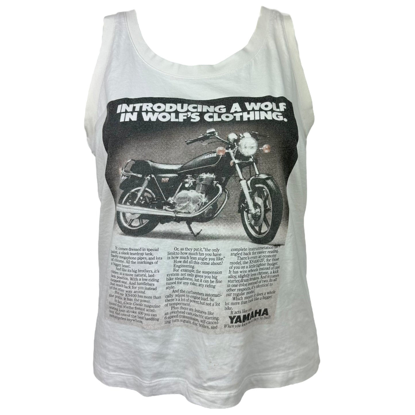 D&G Dolce & Gabbana Yamaha Motorcycle Graphic Tank