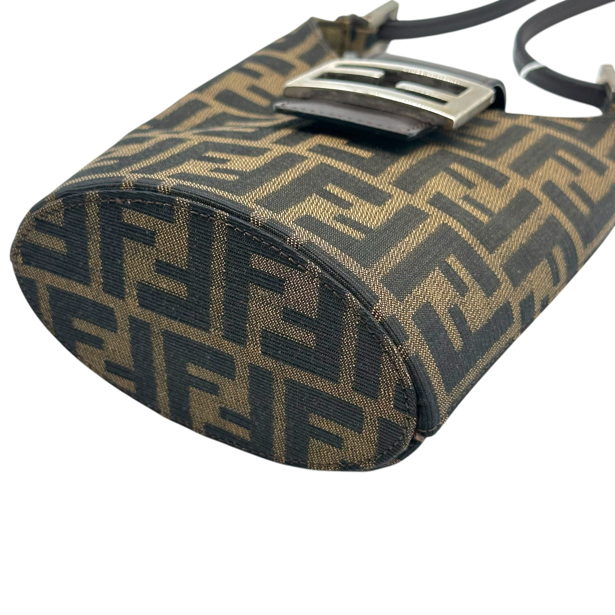 Fendi Small Bucket Shoulder Bag Brown Zucca Monogram