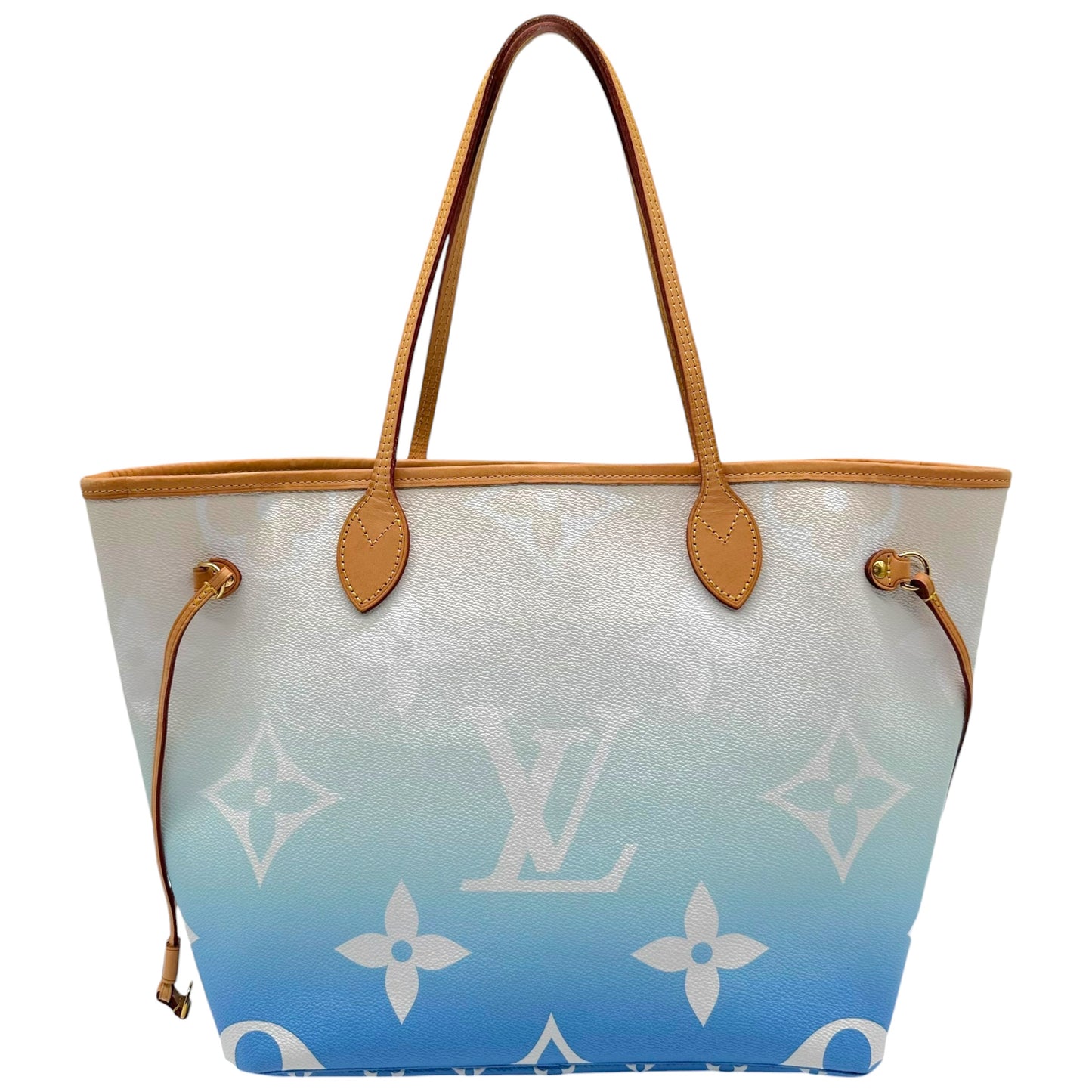Louis Vuitton Blue Giant Monogram Ombre By the Pool Neverfull MM Tote