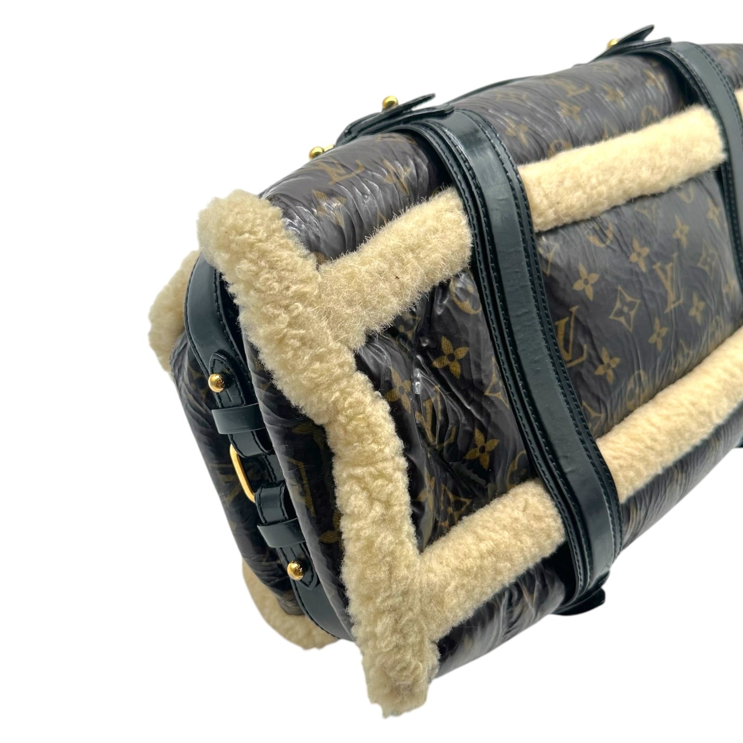 Louis Vuitton Shearling Monogram Storm Handbag