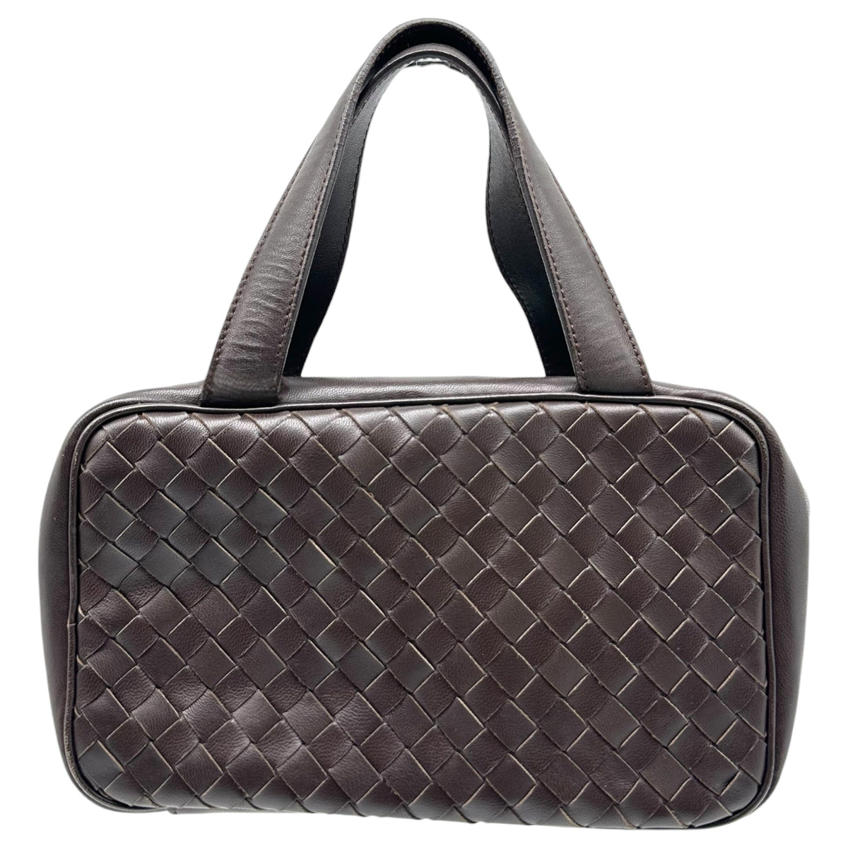 Bottega Veneta Brown Intrecciato Leather Mini Pochette