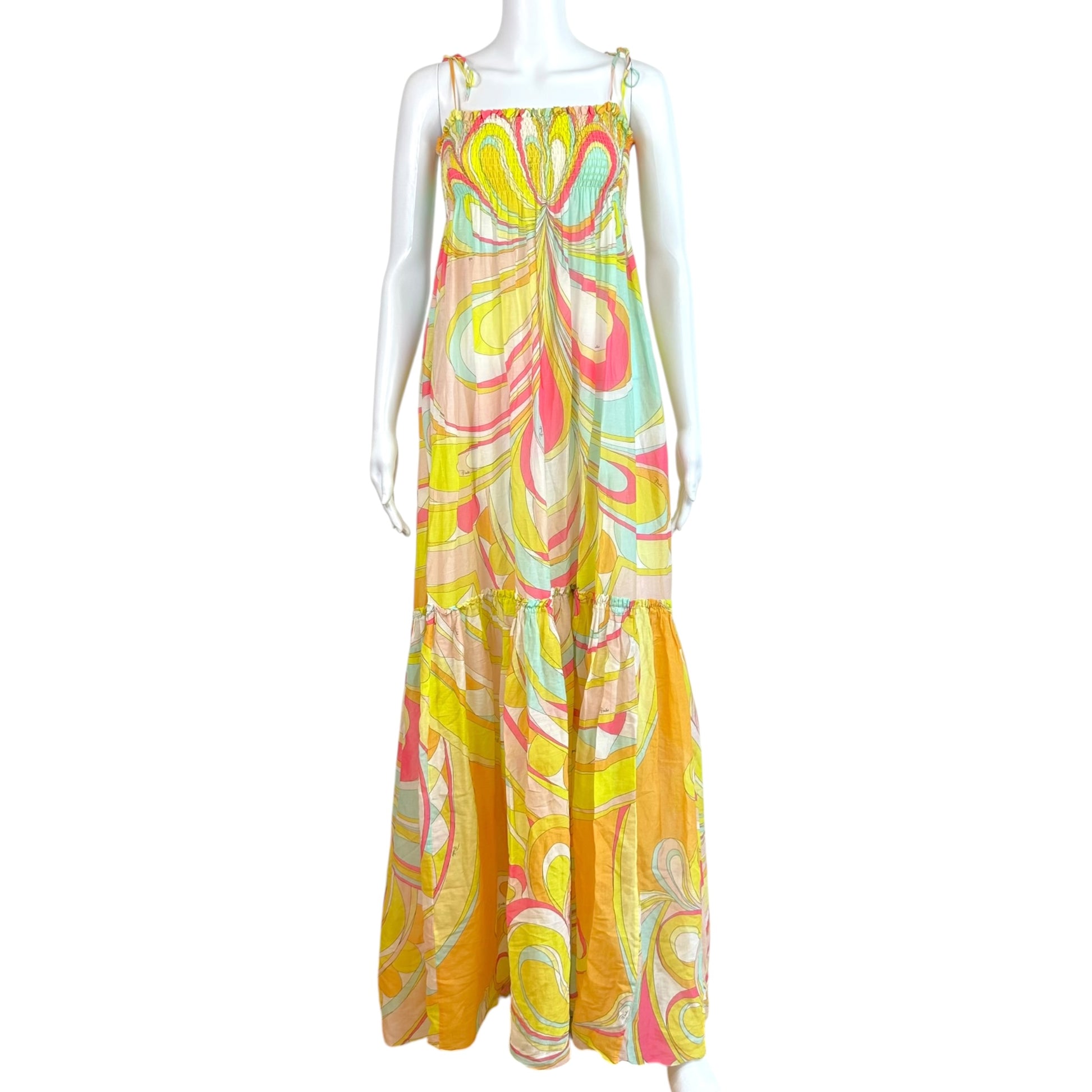 Emilio Pucci Multicolor Printed Mini Dress Size S
