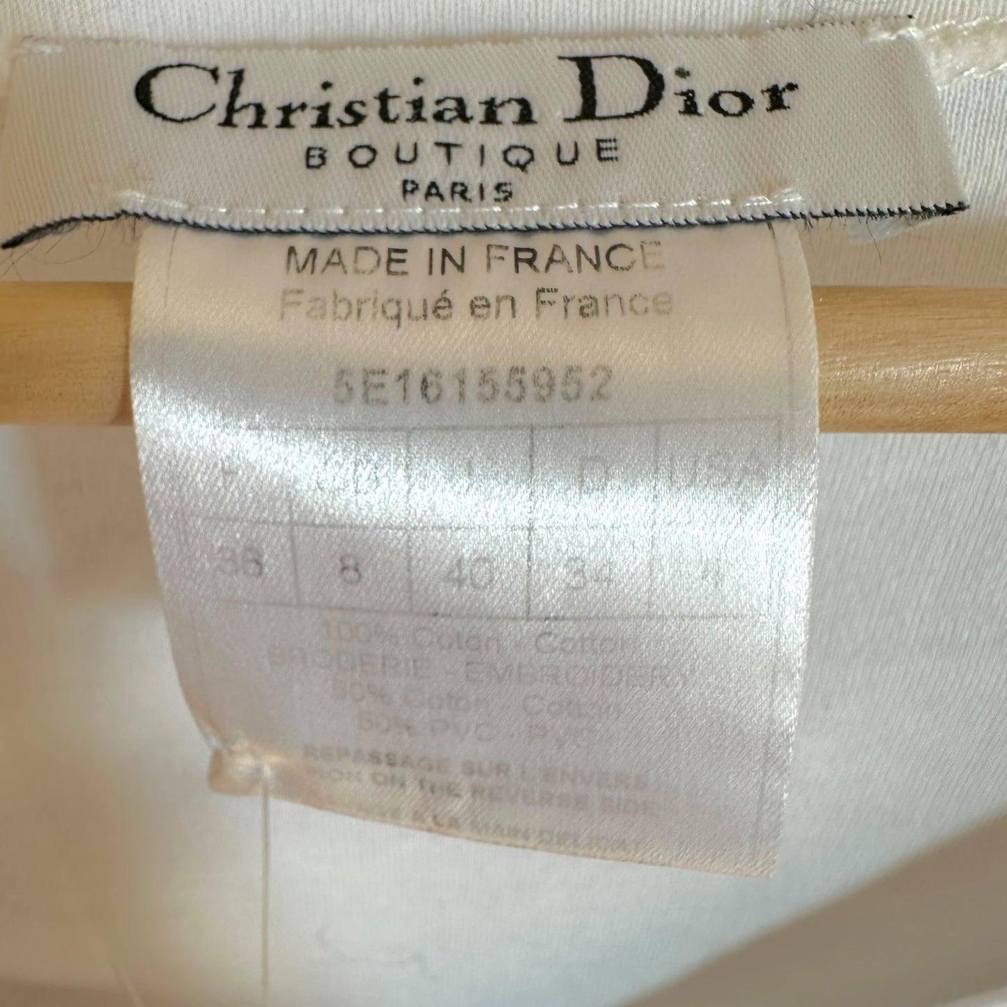 Christian Dior Multicolor Embroidered Logo T-Shirt