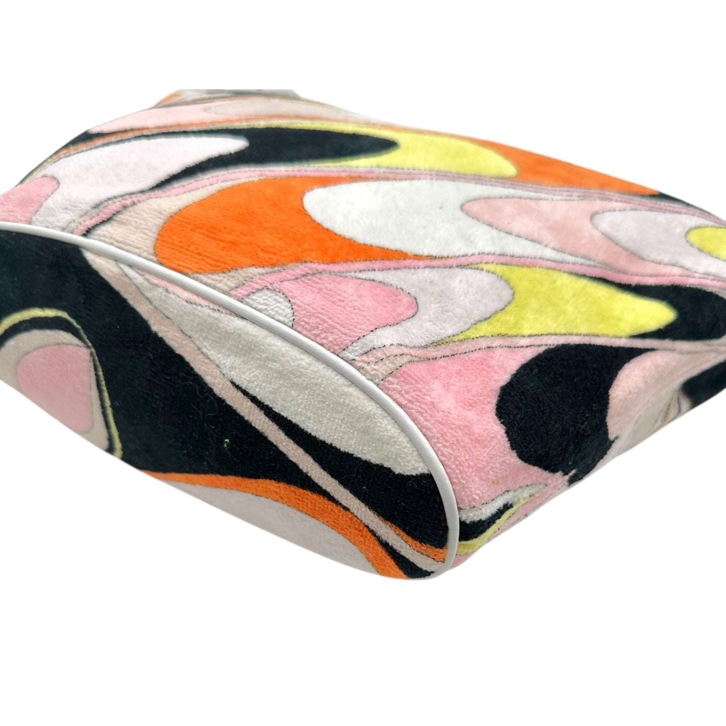 Emilio Pucci Multicolor Printed Terry Mini Tote Handbag