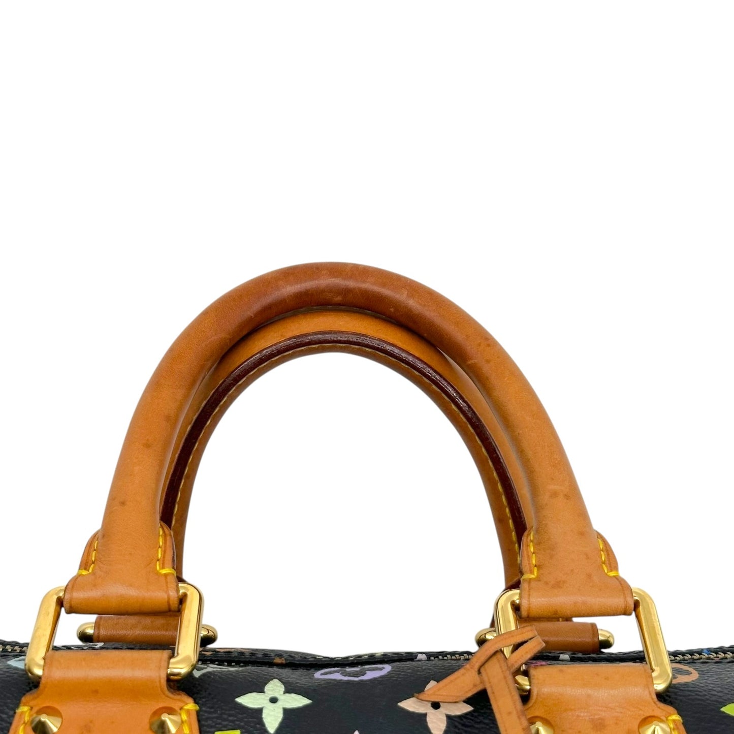Louis Vuitton Black Multicolor Murakami Monogram Speedy 30 Handbag