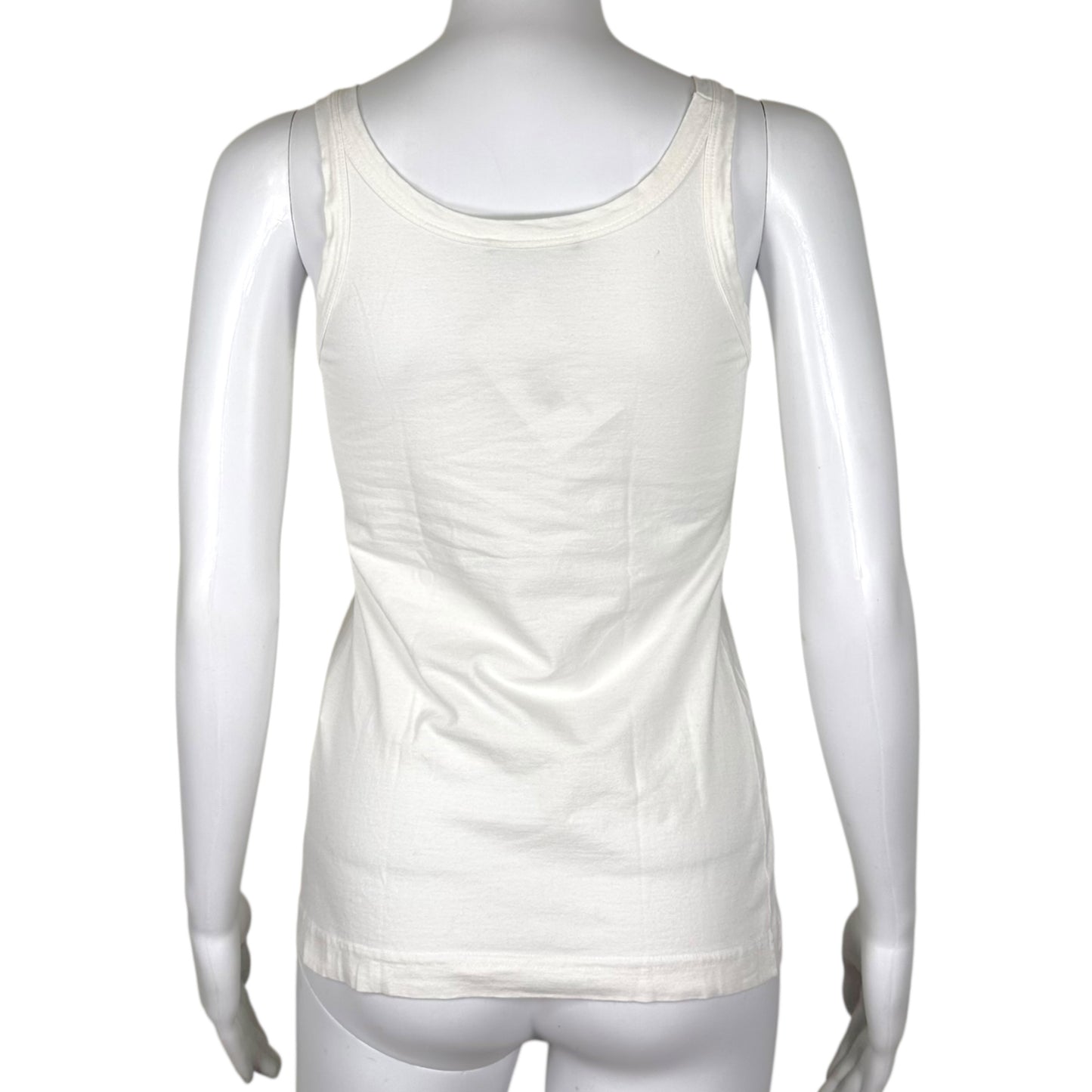 Dolce & Gabbana Black White Block Logo Tank