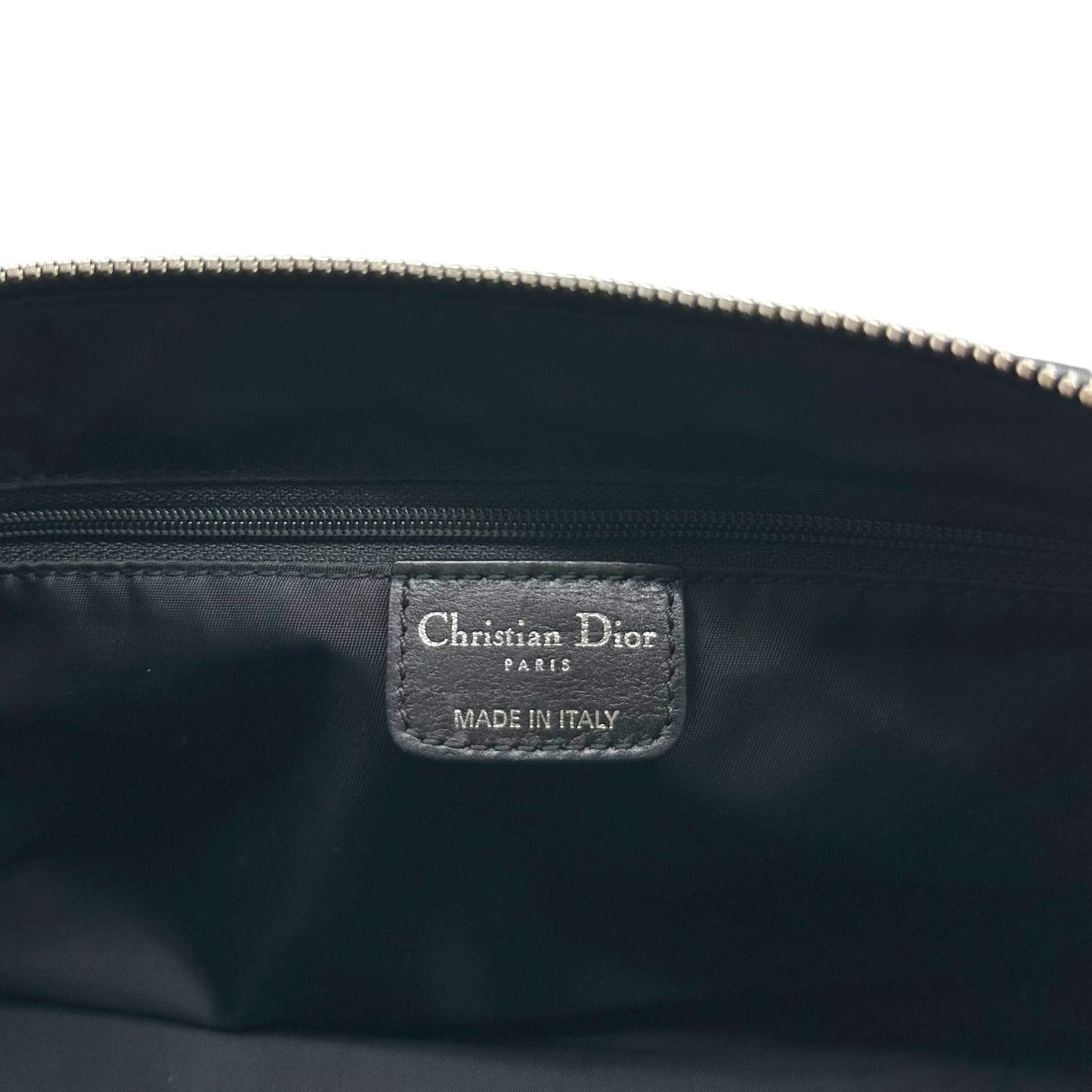 Christian Dior Black Trotter Monogram Shoulder Bag
