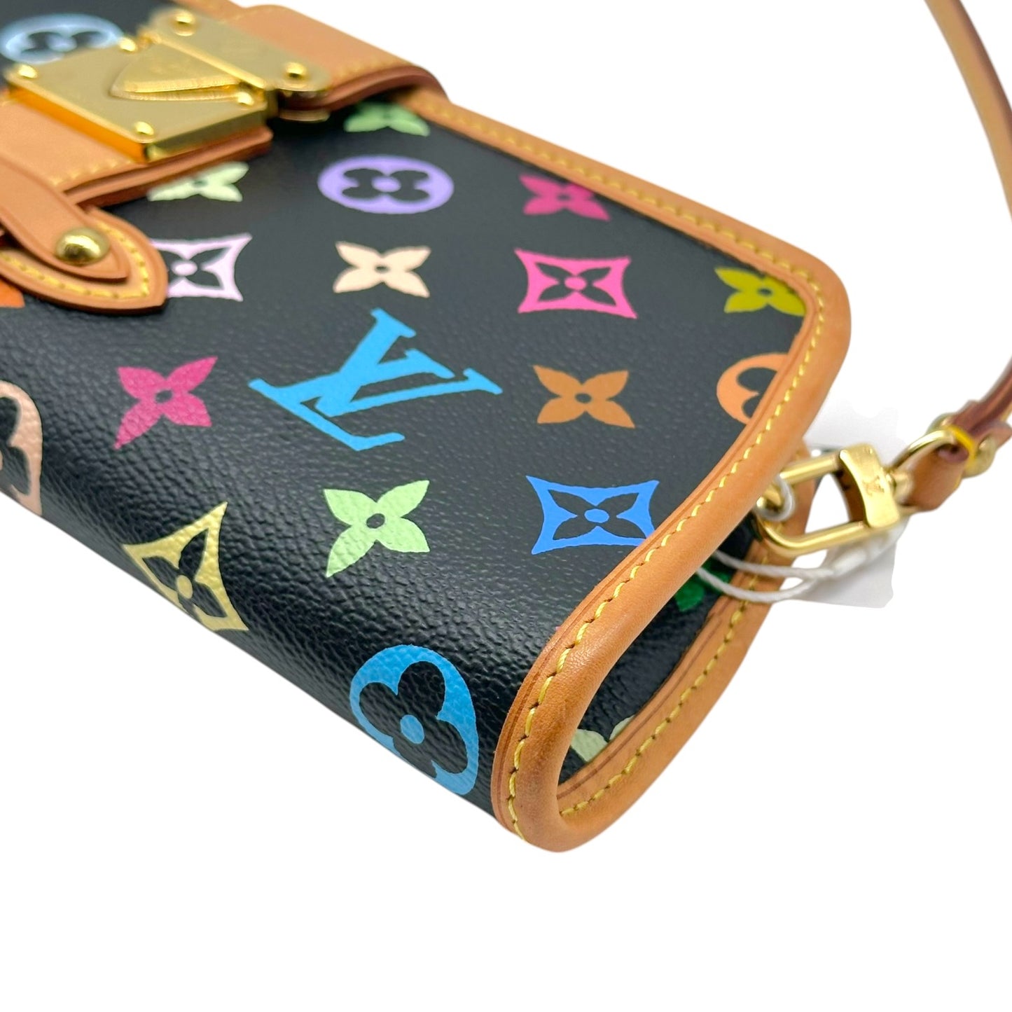 Louis Vuitton Black Multicolor Murakami Monogram Shirley Pochette Bag