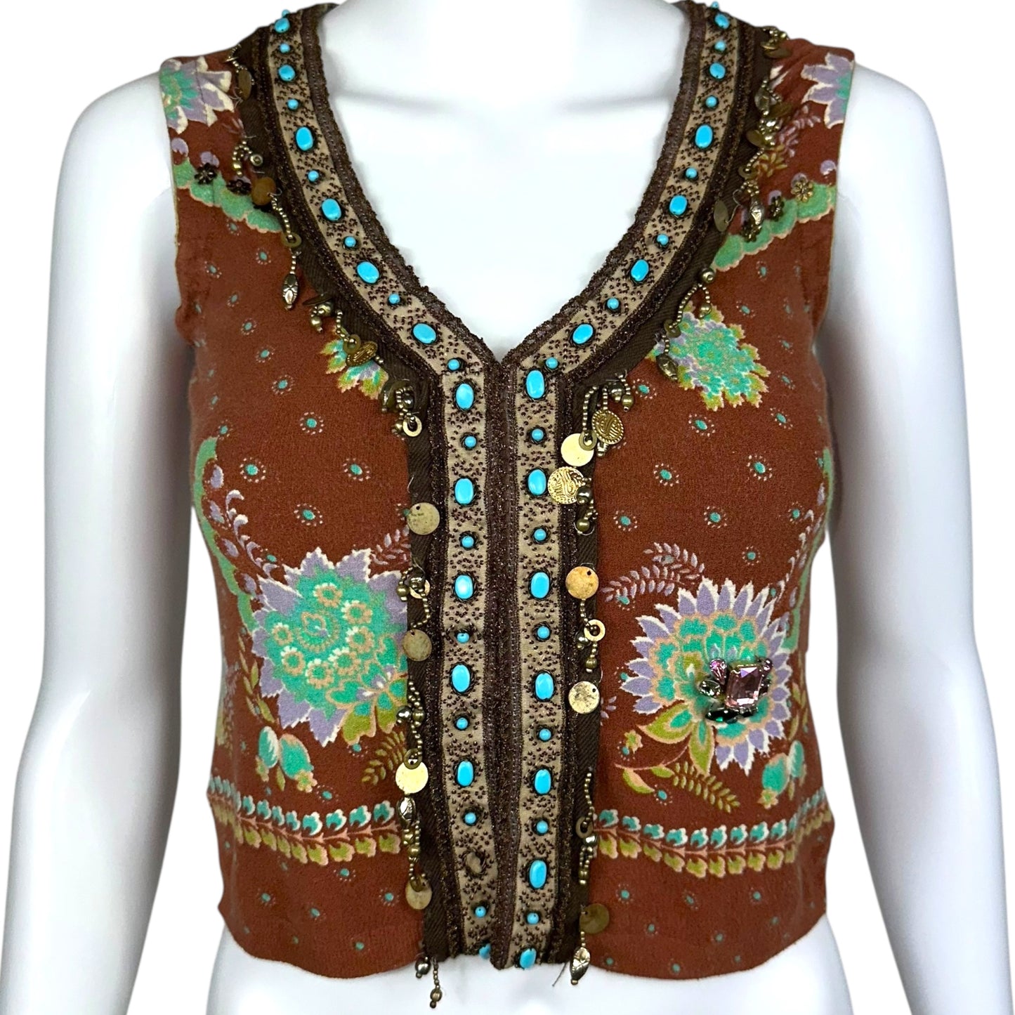 Blumarine Embellished Knit Tank - Outfit Repeater