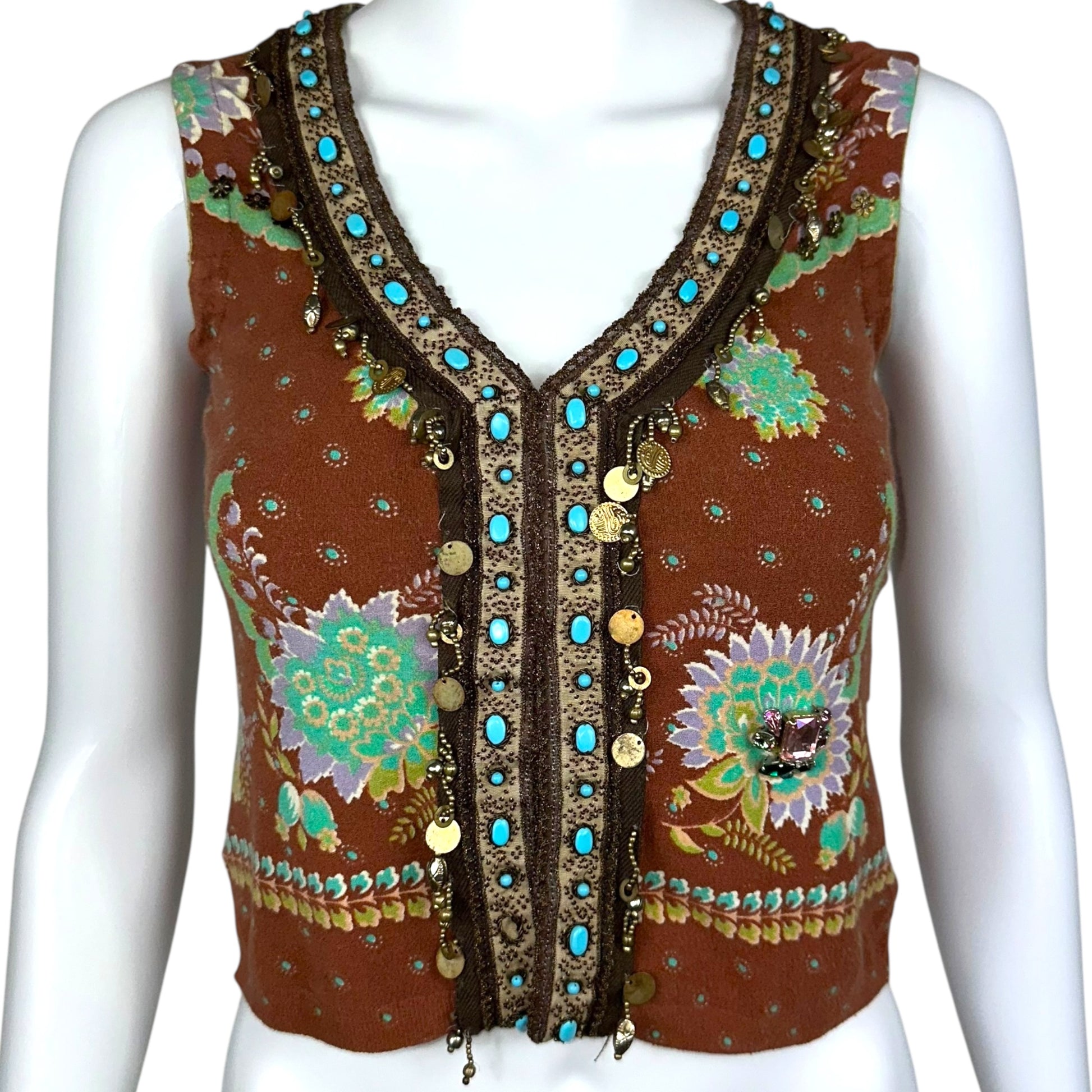 Blumarine Embellished Knit Tank - Outfit Repeater