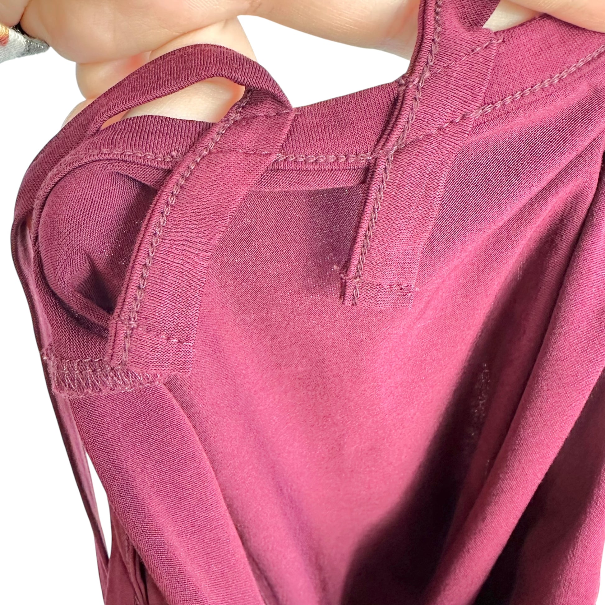 Jean Paul Gaultier Burgundy Yellow Fresco Print Halterneck Tank
