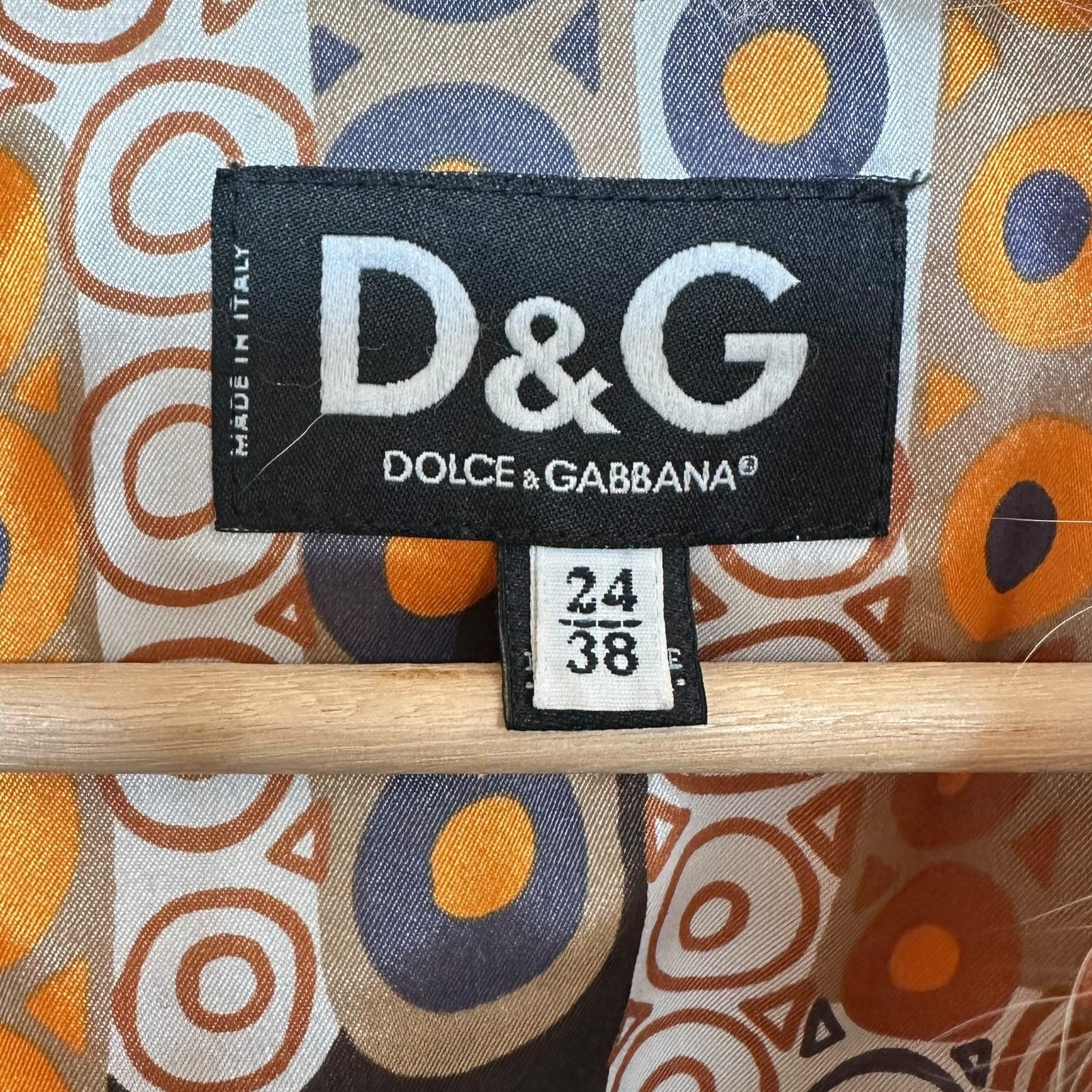 D&G Dolce & Gabbana Ivory Fox & Rabbit Fur Cropped Jacket
