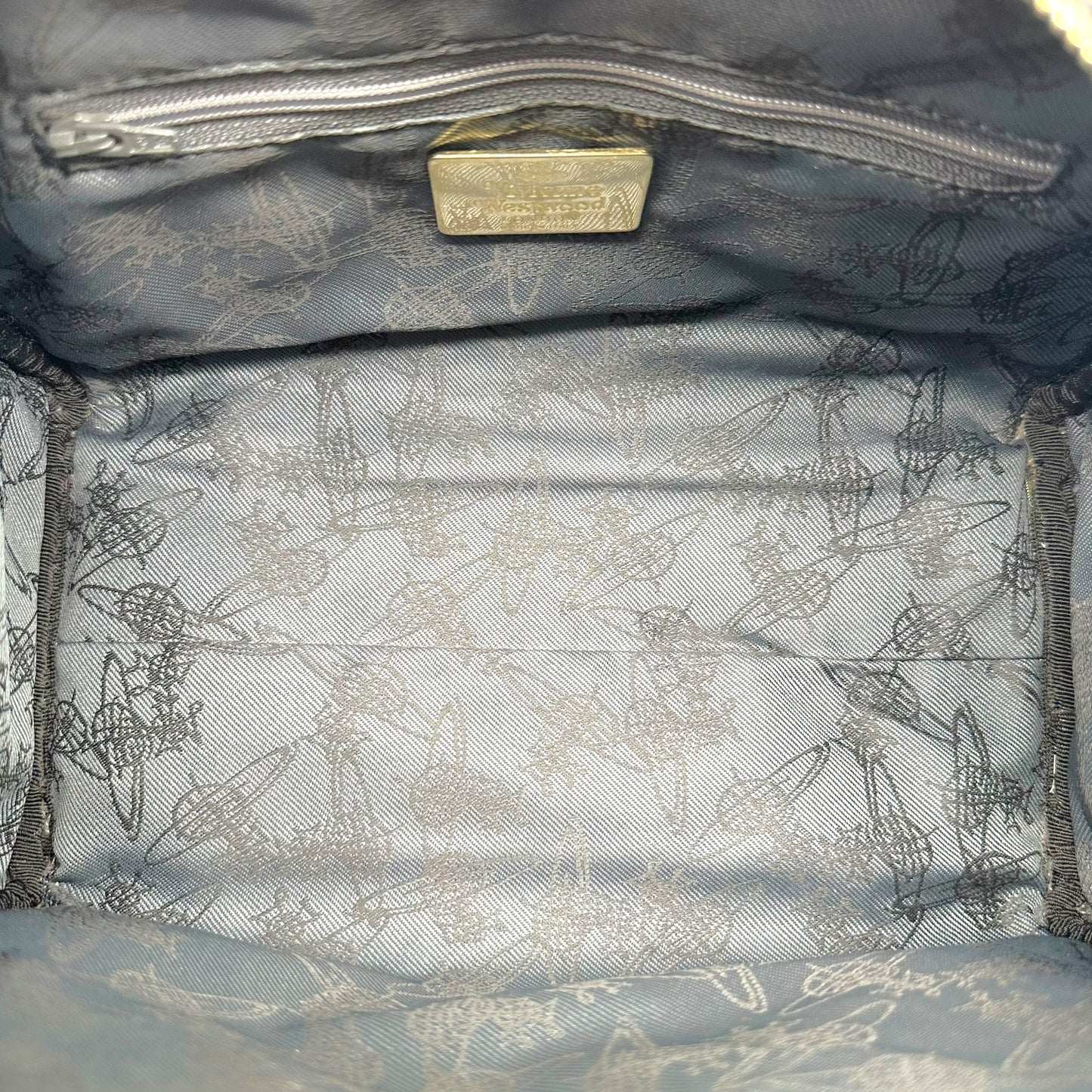 Vivienne Westwood Derby Handbag Green Navy Tartan Print