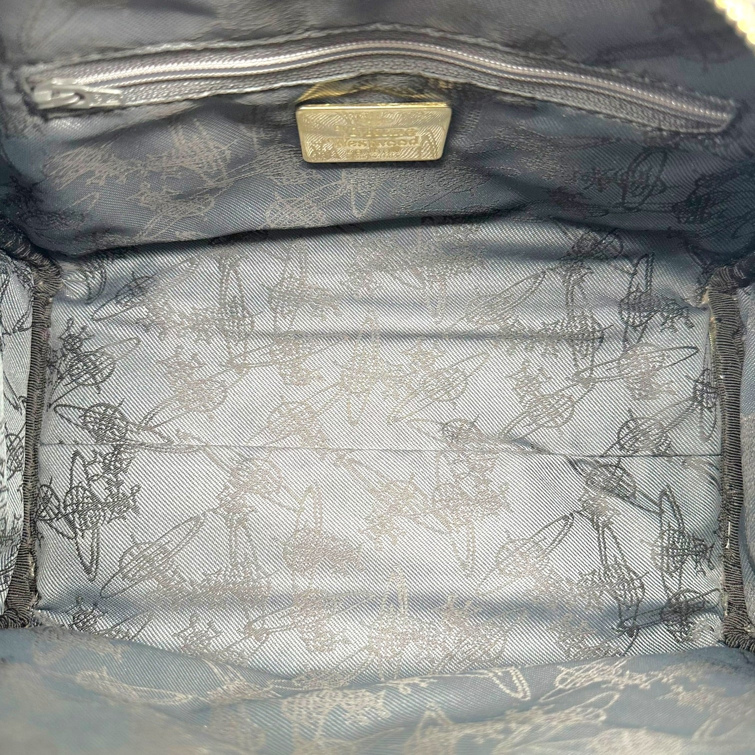 Vivienne Westwood Derby Handbag Green Navy Tartan Print