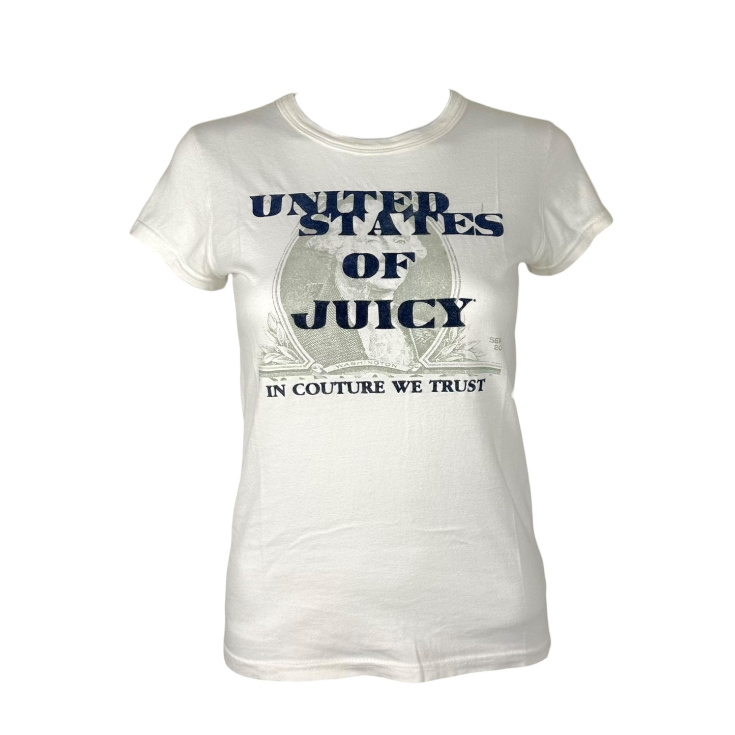 Juicy Couture 'United States of Juicy' Dollar Graphic T-Shirt