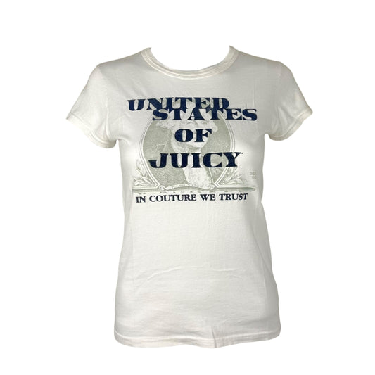 Juicy Couture 'United States of Juicy' Dollar Graphic T-Shirt