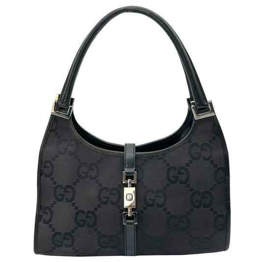 Gucci Black XL Monogram Mini Jackie Bag