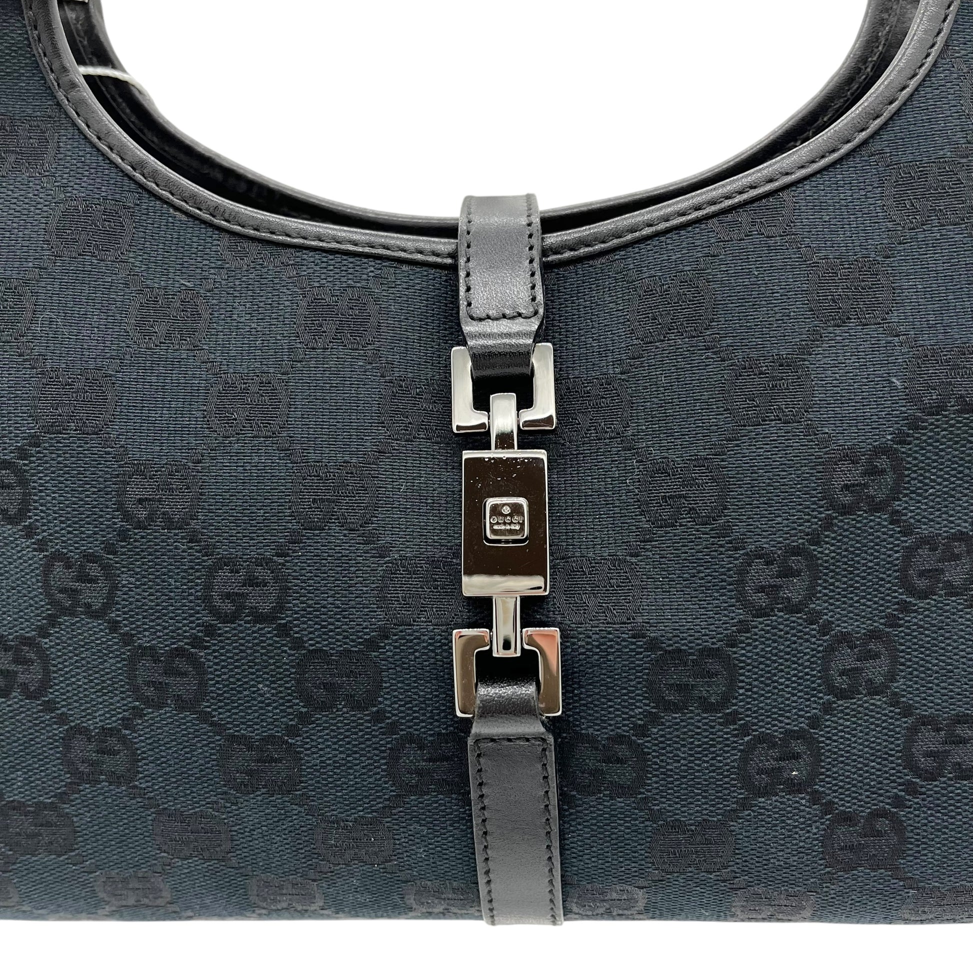 Gucci Black Monogram Mini Jackie Bag - Outfit Repeater