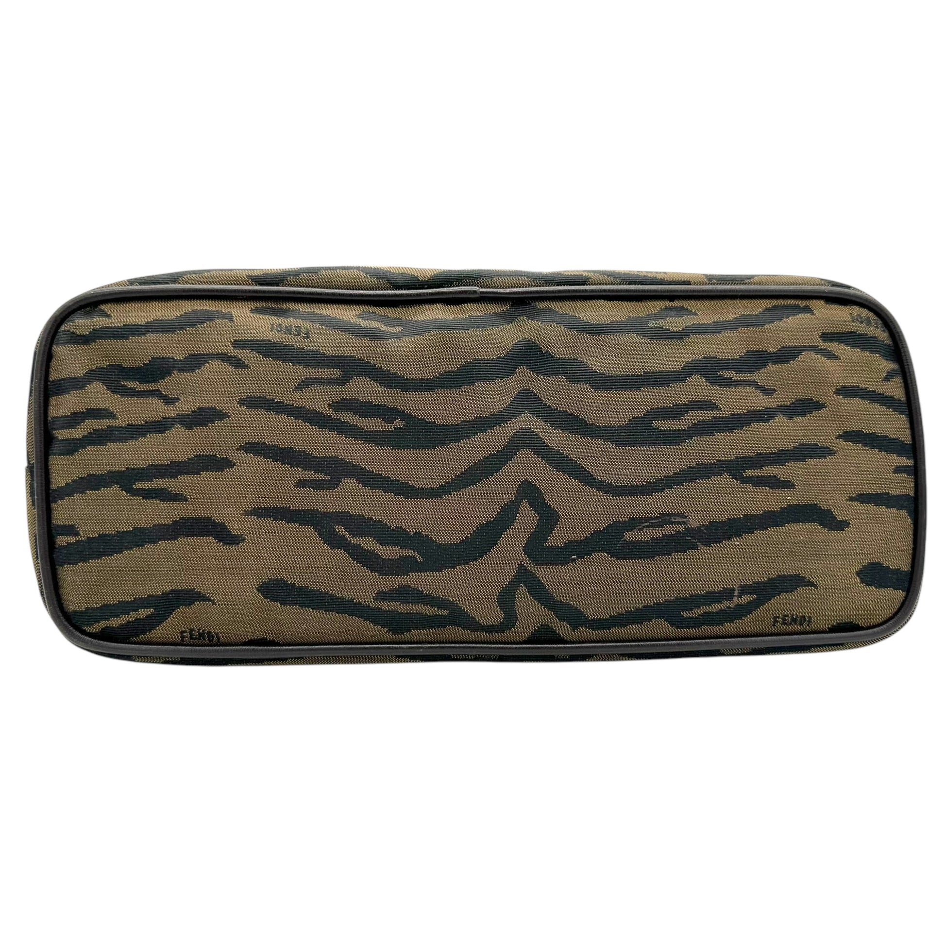 Fendi Brown Tiger Print Tote - Outfit Repeater