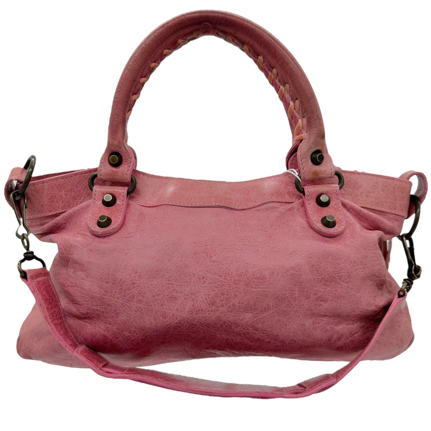Balenciaga Light Pink Leather City Bag - Outfit Repeater