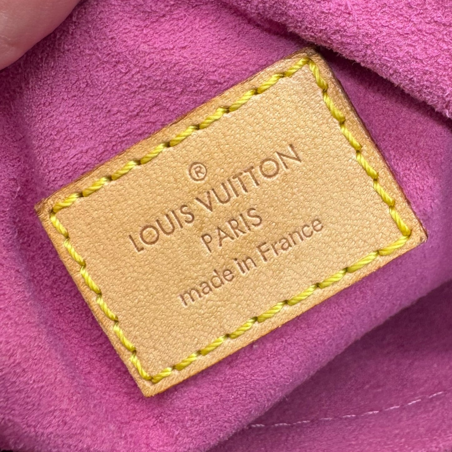 Louis Vuitton Pink Denim Monogram Baggy PM Crossbody Bag - Outfit Repeater