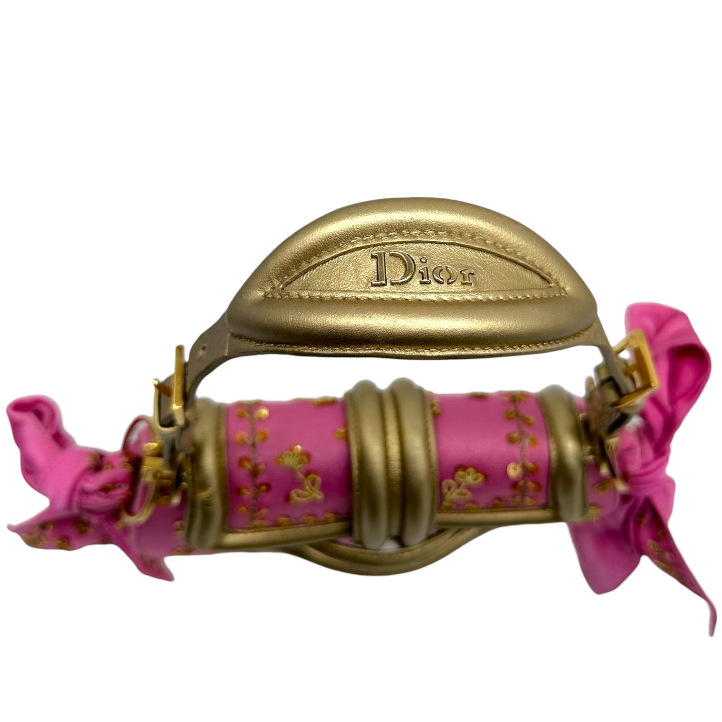 Christian Dior Mini Lip Bag Pink Gold Sequin