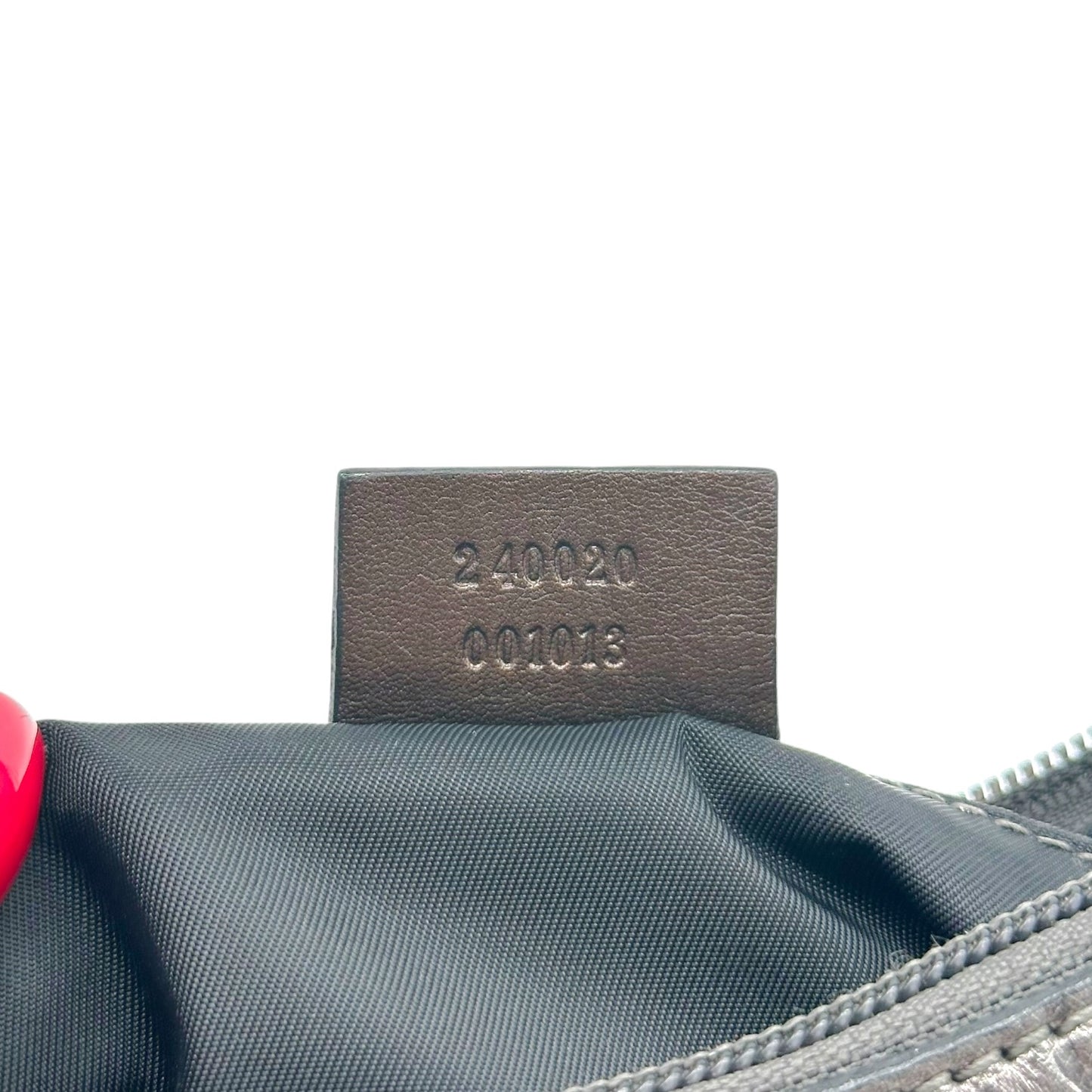 Gucci Metallic Silver Guccissima Shoulder Bag