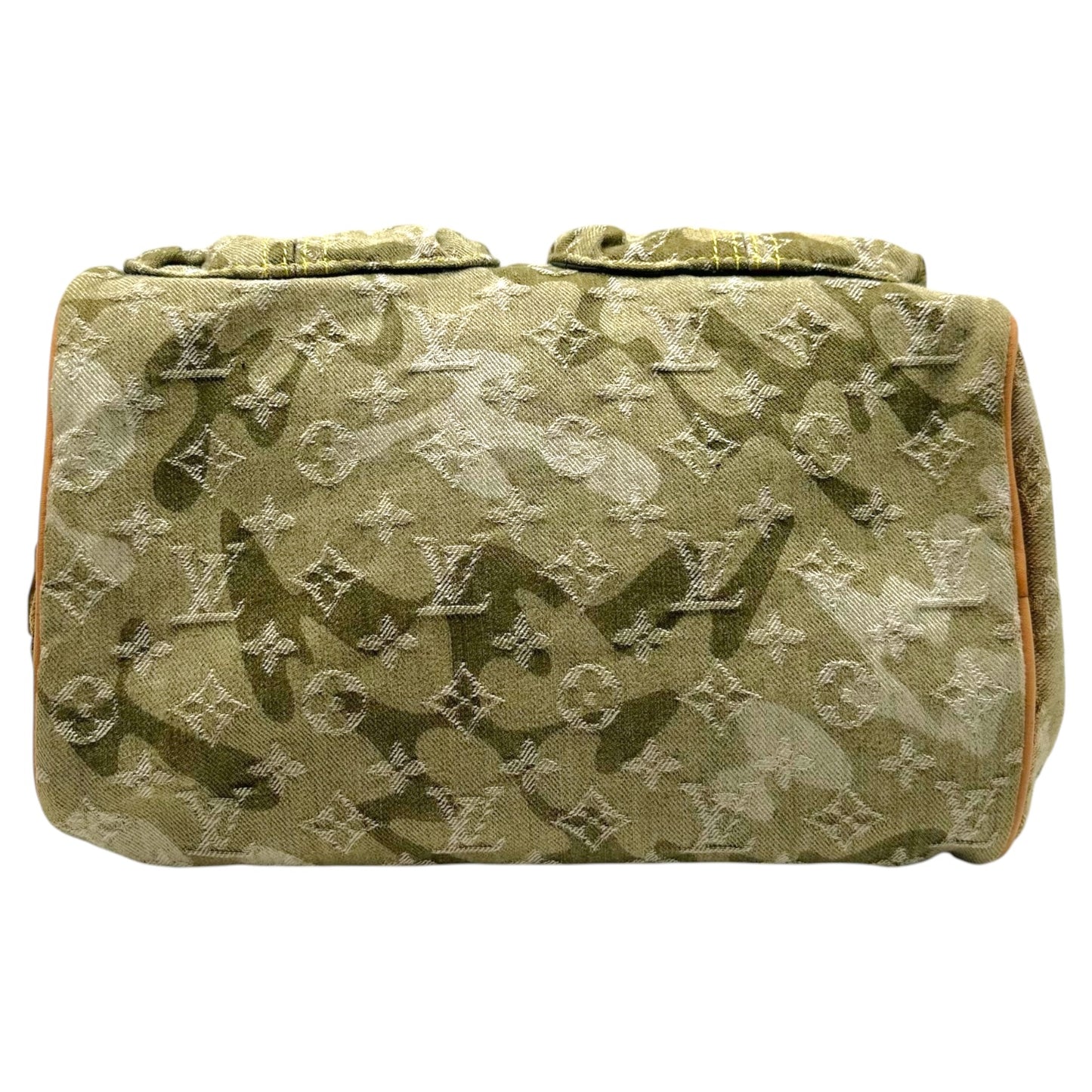 Louis Vuitton Denim Shoulder Bag Monogramouflage Camo