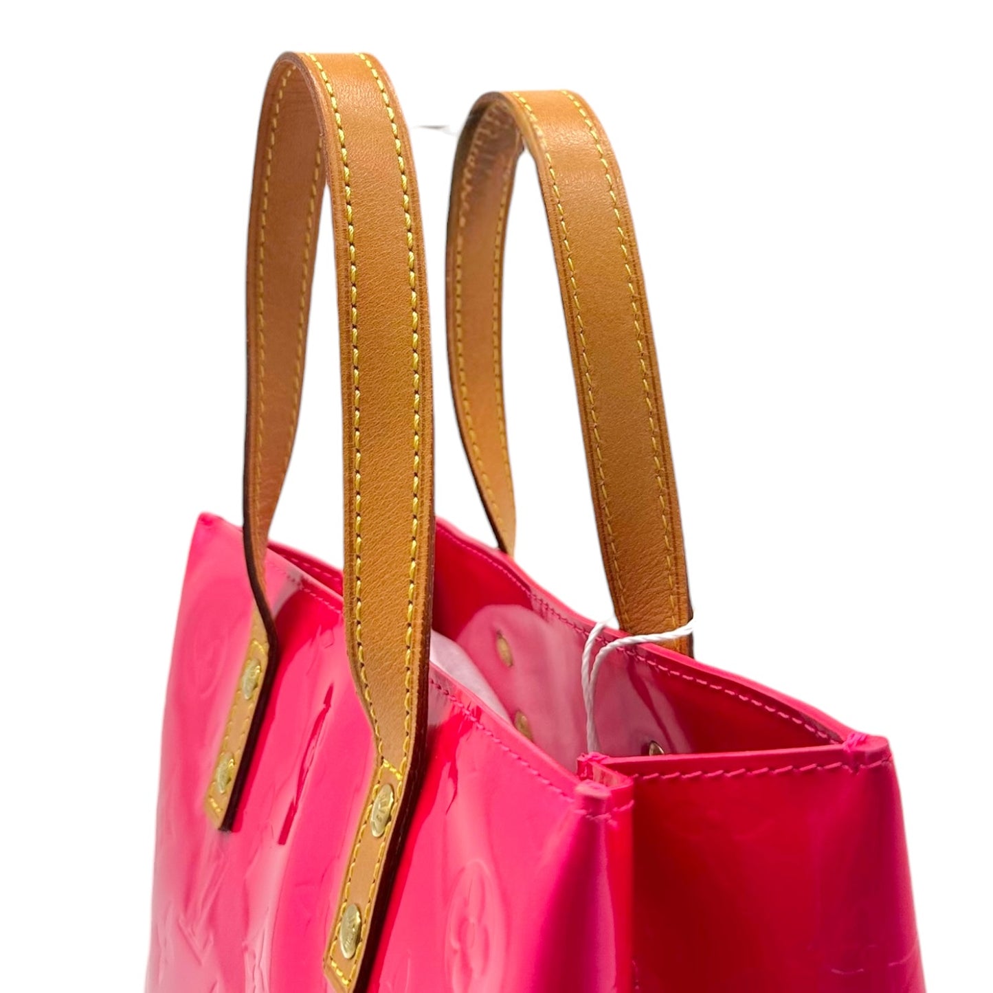 Louis Vuitton Mini Tote Bag Hot Pink Vernis Monogram