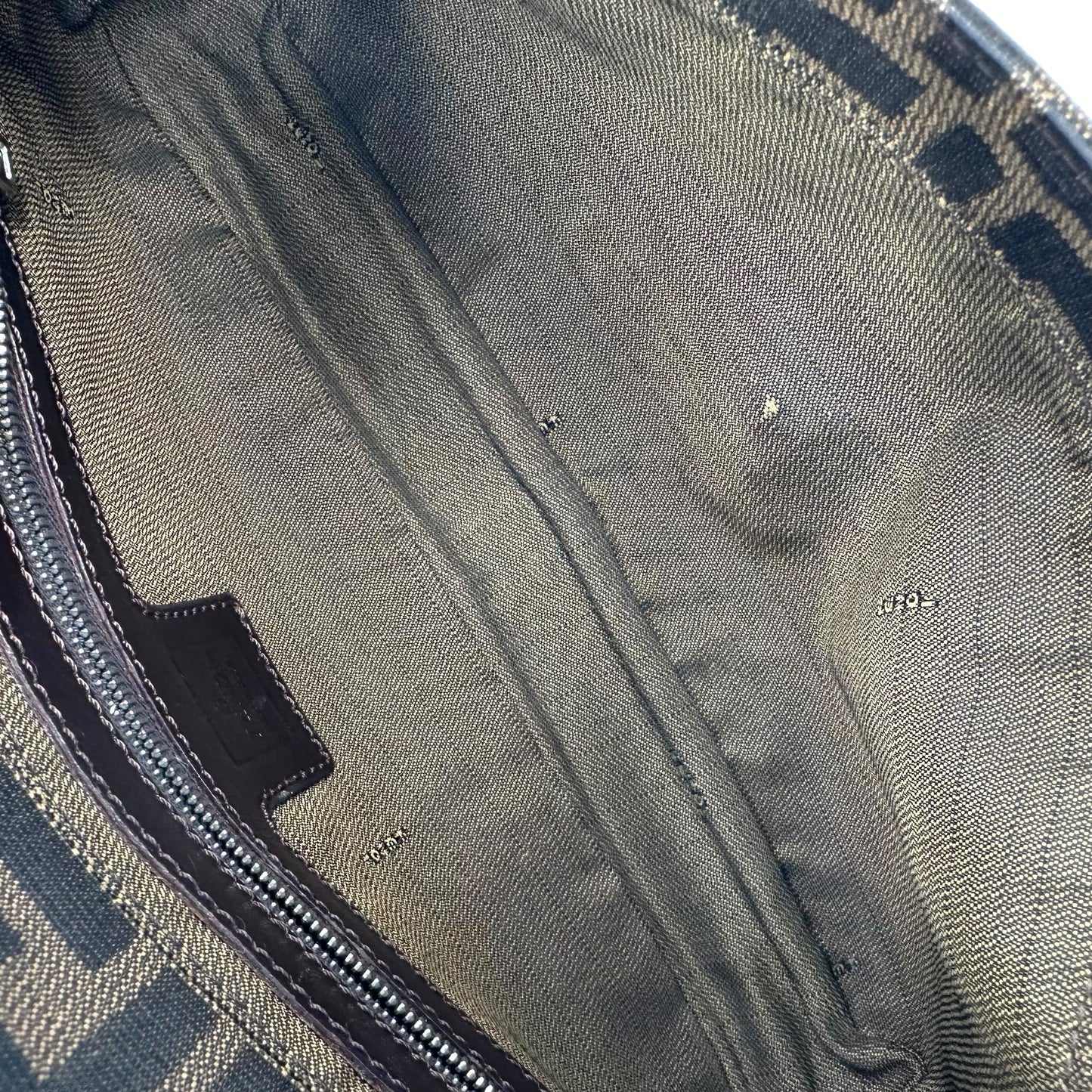 Fendi Brown Zucca Monogram Baguette Bag - Outfit Repeater