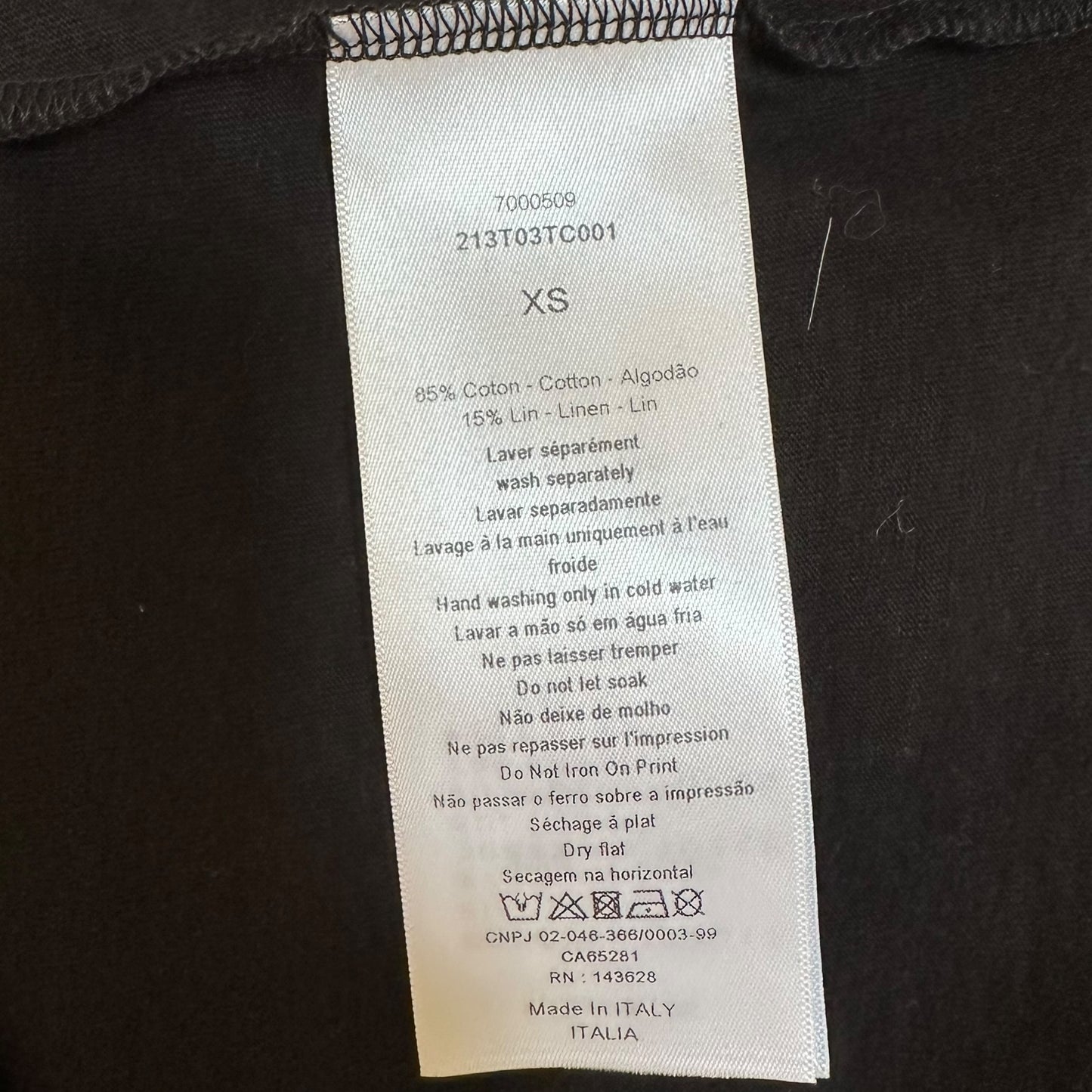 Christian Dior Black & White J'Adior Graphic T-Shirt NEW (Current)