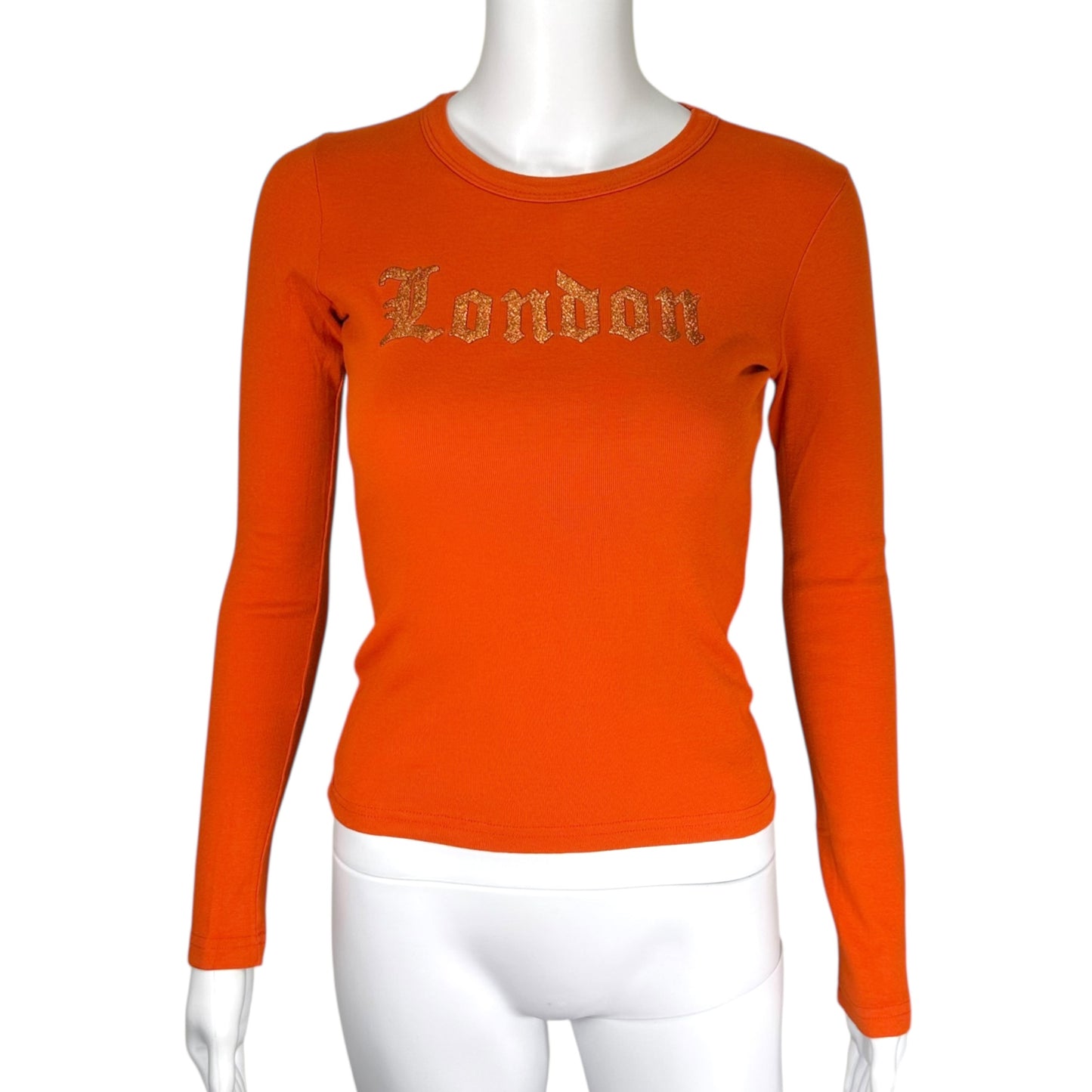 Juicy Couture Red London Graphic Long Sleeve T-Shirt