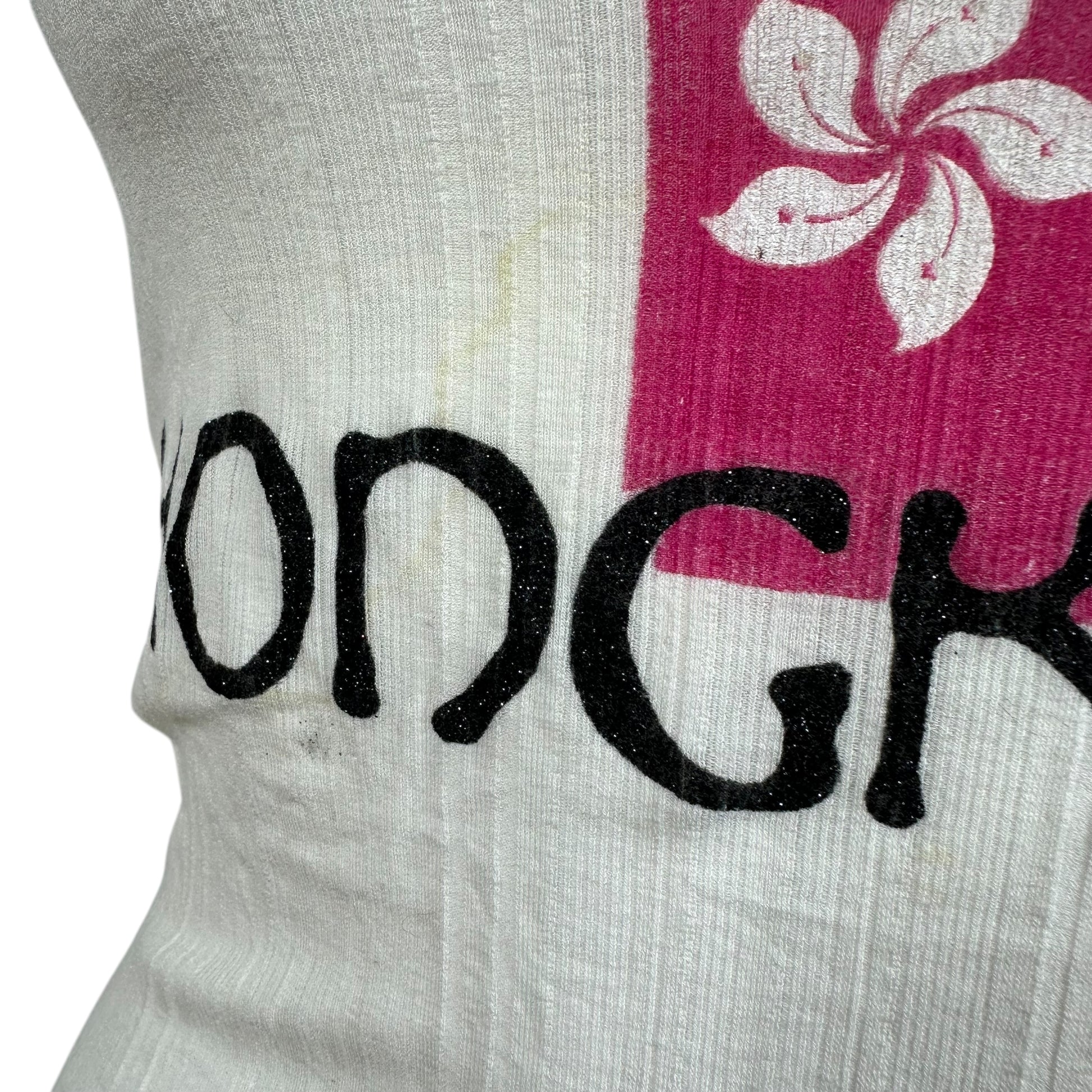 D&G Dolce & Gabbana Hong Kong Sheer Graphic T-Shirt - Outfit Repeater