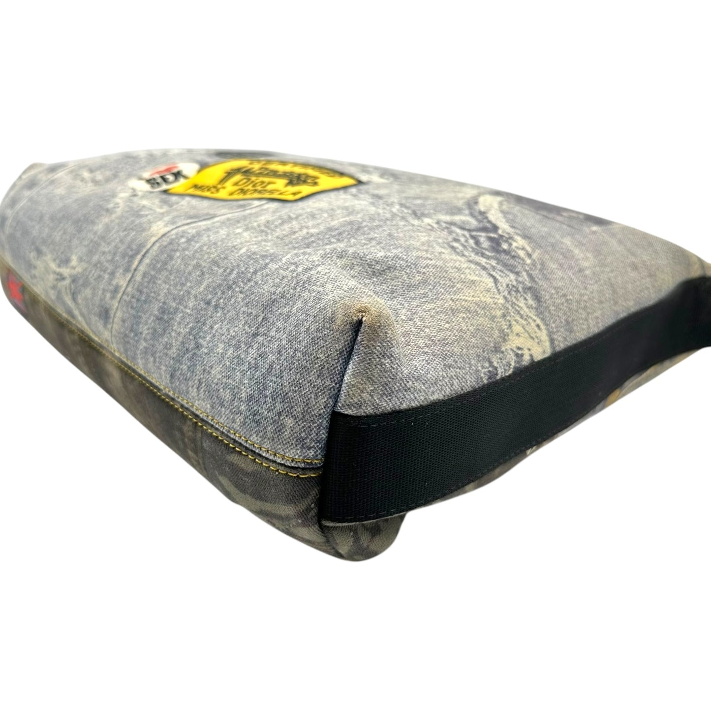 Christian Dior Miss Diorella Denim Printed Satchel Bag