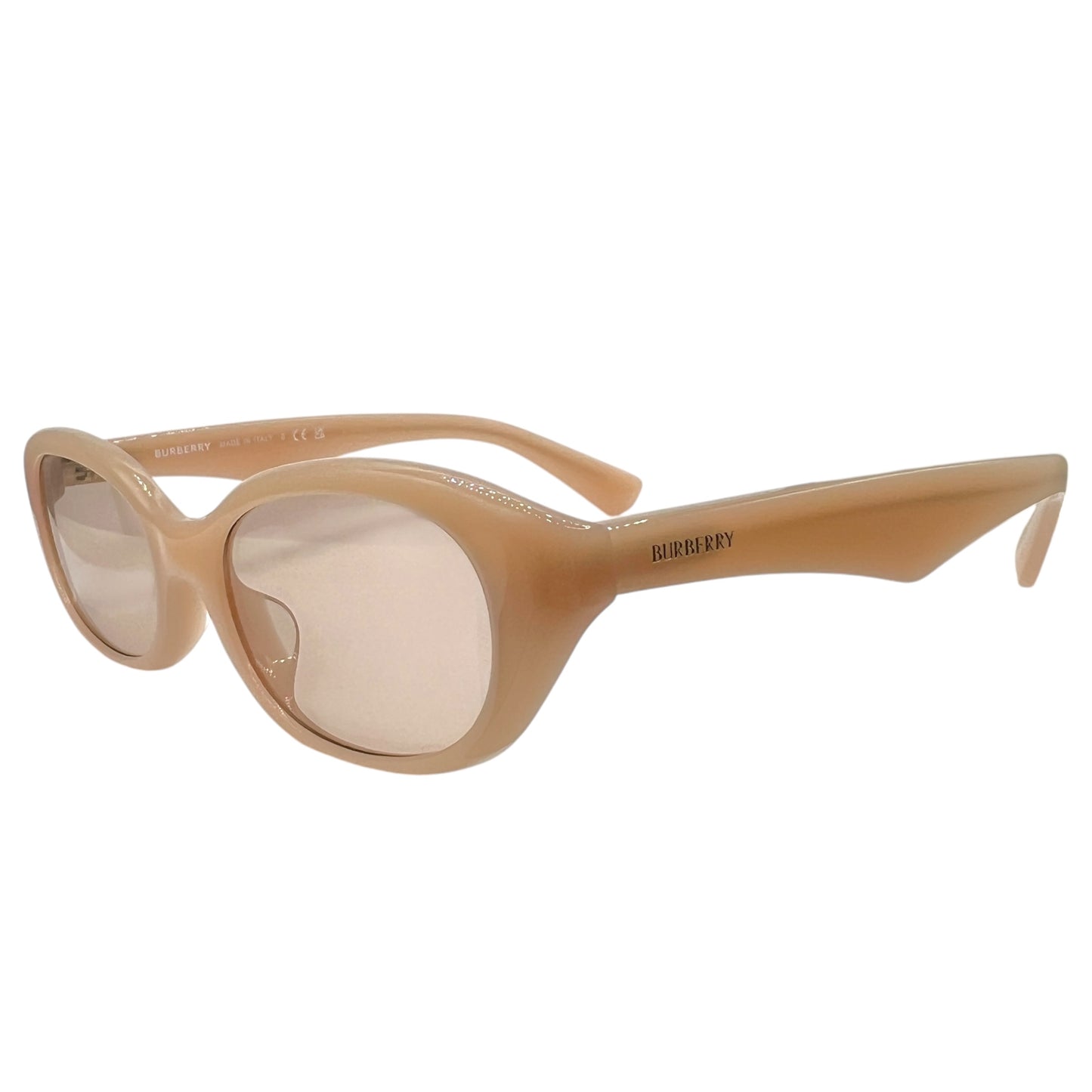 Burberry 4447-D Pink Clear Oval Sunglasses w/ Case & Box