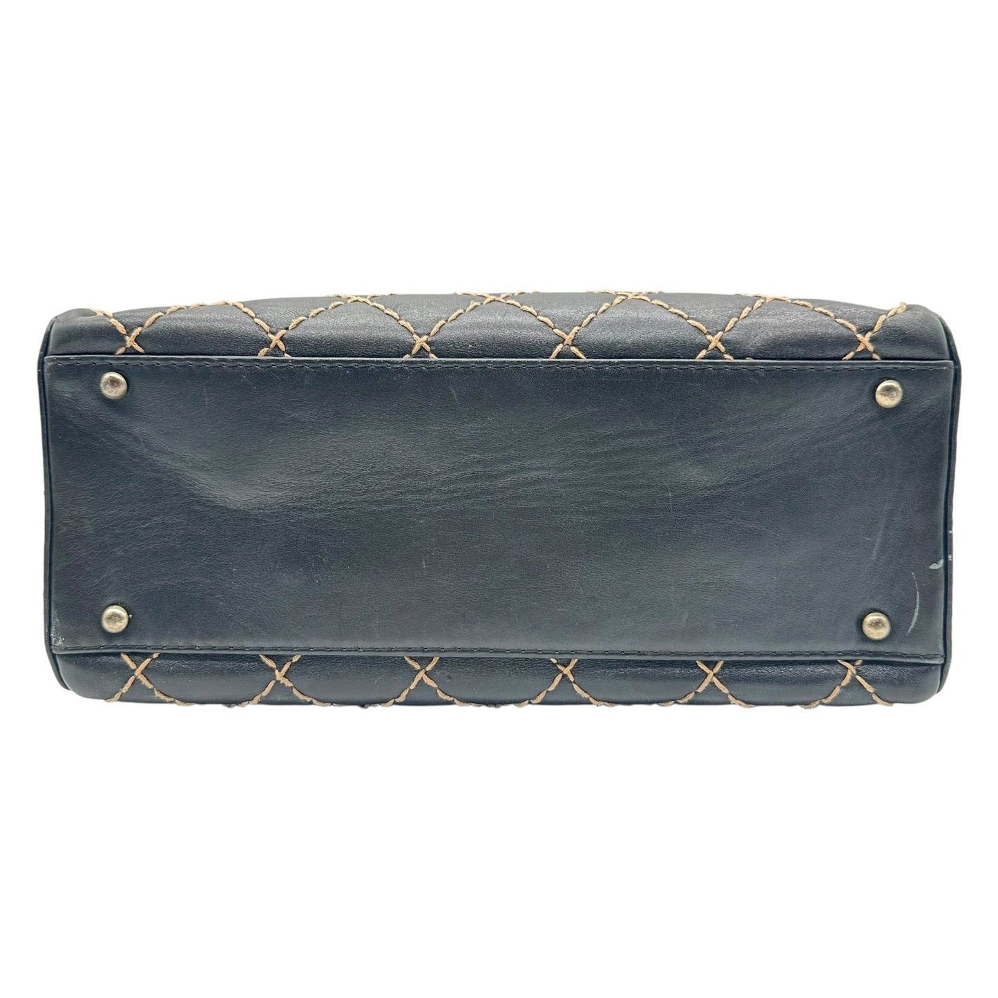 Chanel Black & Ivory Medium Wild Stitch Bag
