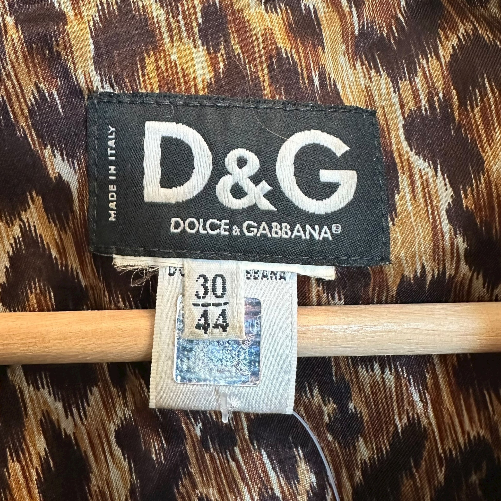 D&G Dolce & Gabbana 'Carolina Panthers' Lace Up Leather Jacket - Outfit Repeater