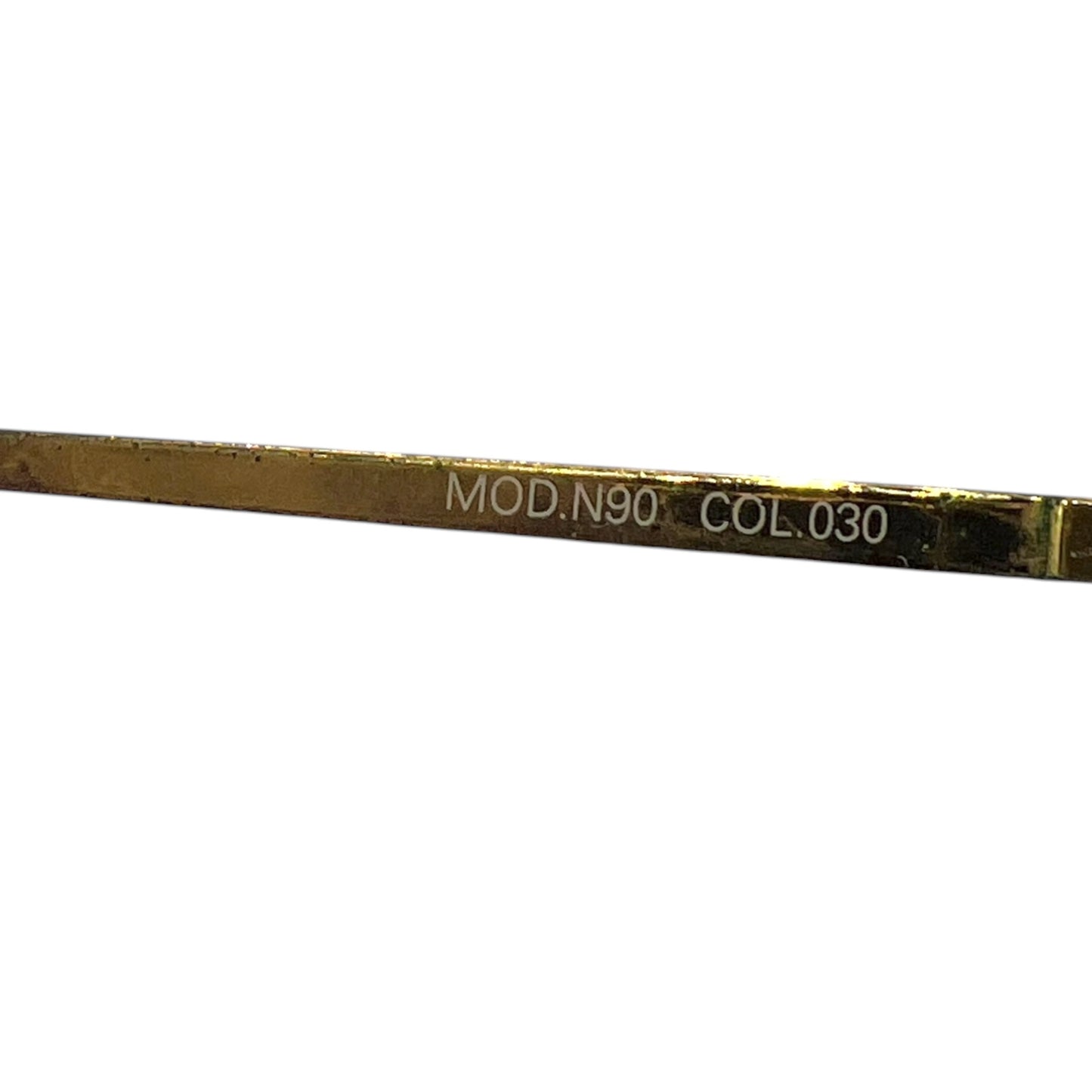 Versace N60 Black & Gold Shield Sunglasses w/ Case