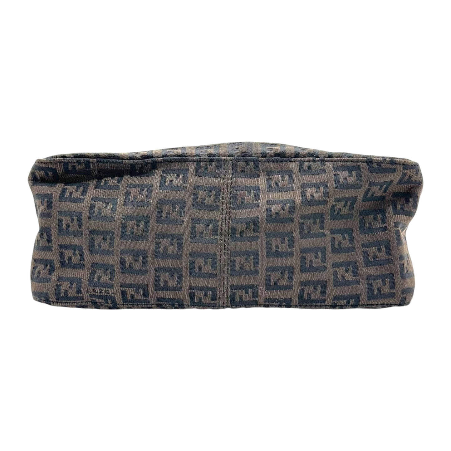 Fendi Brown Zucca Monogram Pochette Bag - Outfit Repeater