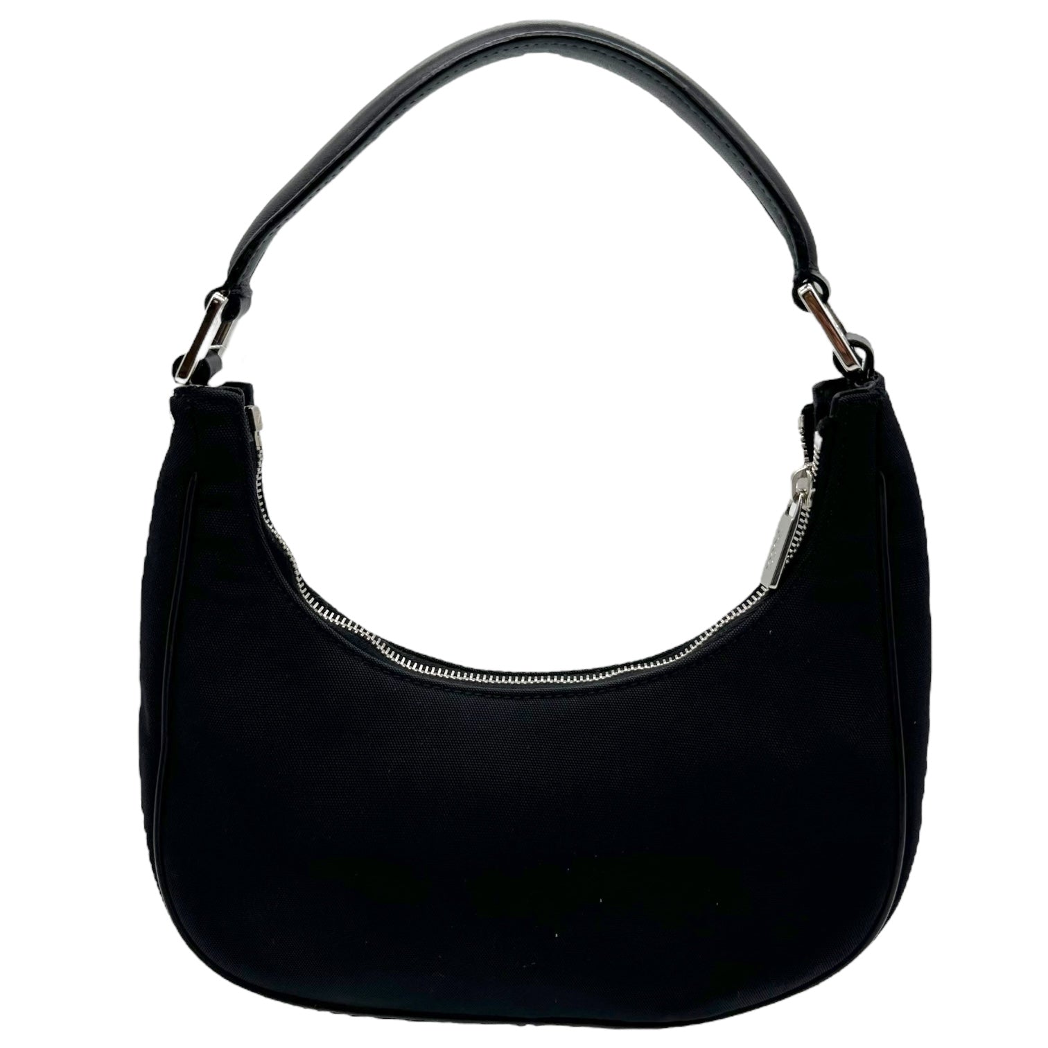 Emilio Pucci Black Crescent Mini Bag w/ Printed Pocket - Outfit Repeater