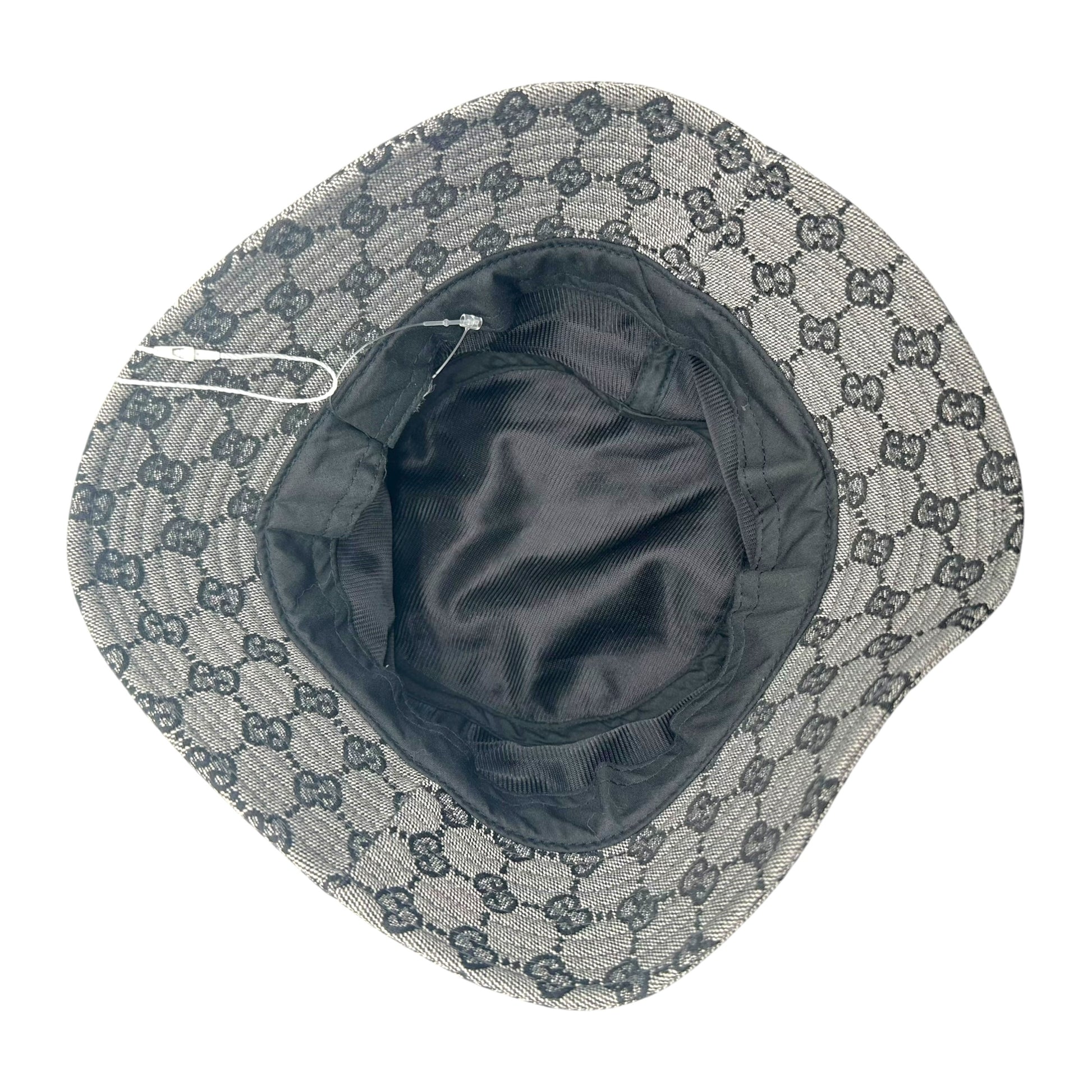 Gucci Monogram Bucket Hat Gray Black