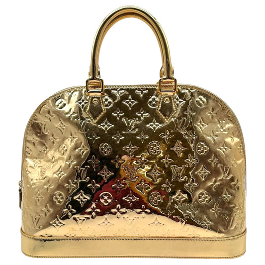 Louis Vuitton Gold Mirror Monogram Alma GM Bag