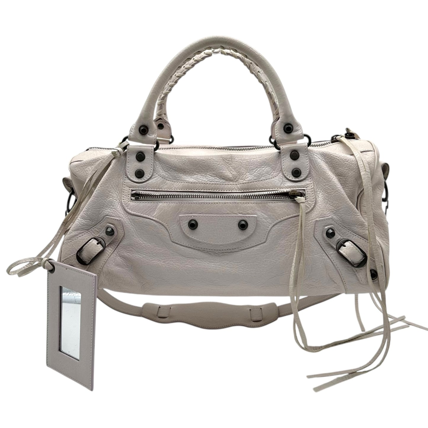 Balenciaga White City Twiggy Bag - Outfit Repeater