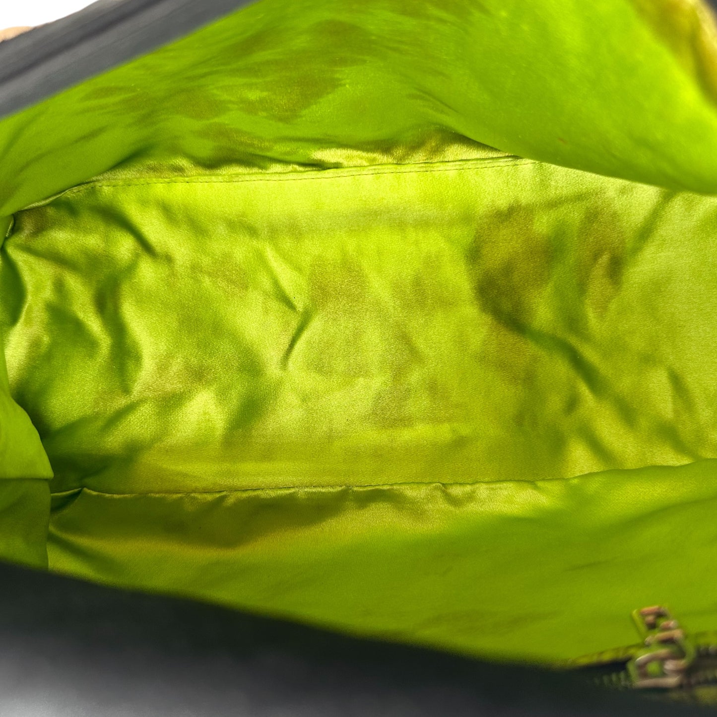 Fendi Black Embroidered Lizard Trim Mama Baguette - Outfit Repeater