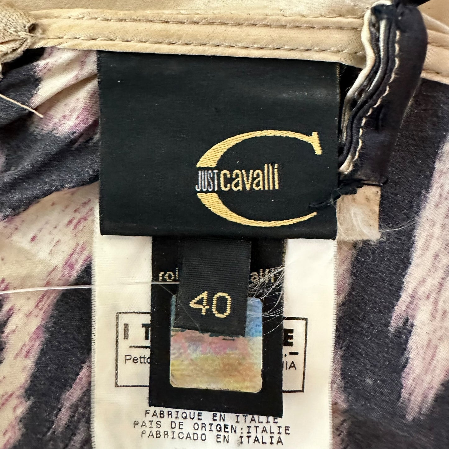 Roberto Cavalli Leopard Print Silk Ruffle Cami - Outfit Repeater